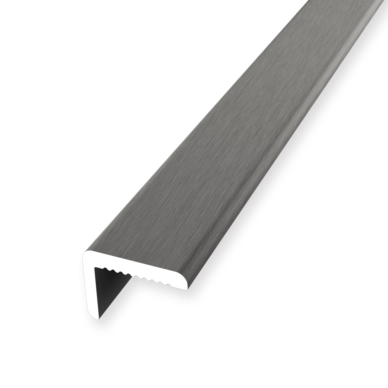 Nez de marche 7 x 9.2 x 2550 mm Aluminium Cornière Lisse Non percé Différentes couleurs Küberit