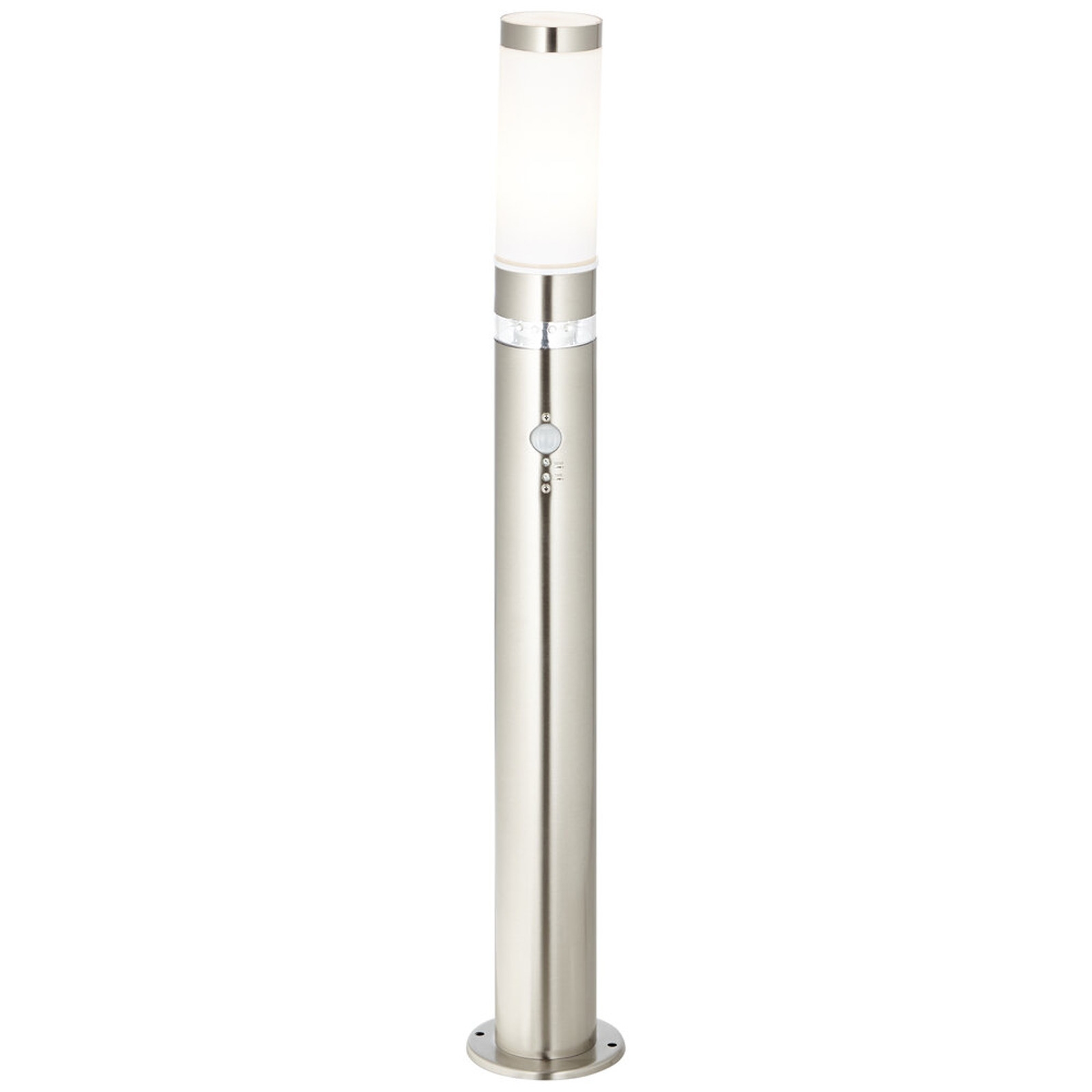 LED Stehleuchte 77.5 x 11.9 cm Metallic Kunststoff Stehlampe Lichtfarbe: Neutralweiß Harmonisch