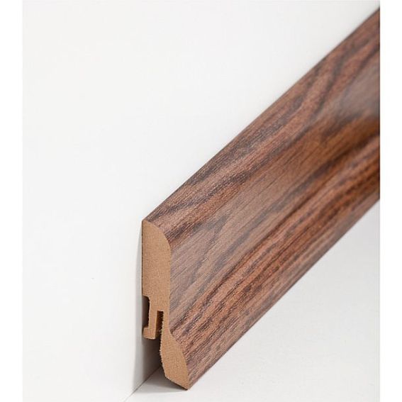 Sockelleisten "München" - Nussbaum dunkel (MDF foliert / 722.611)