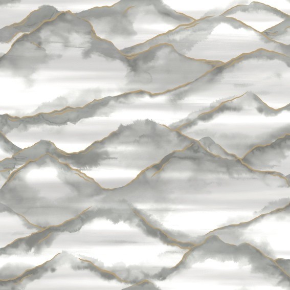 Holden Elements | 90420 | papier peint intissé 3D | 0.53 m x 10.05 m | gris