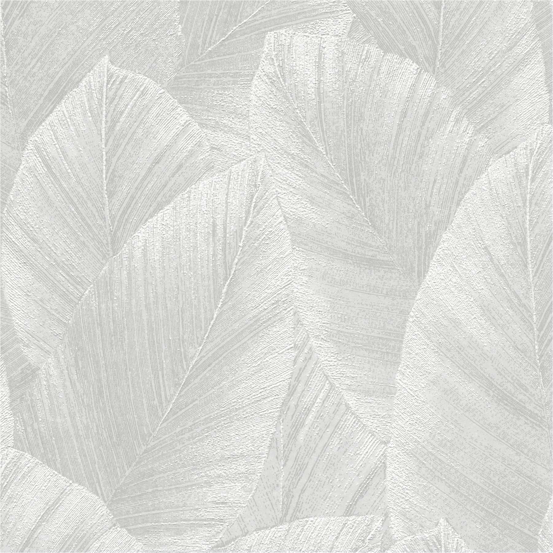 Vliestapete 10602-31 Blätter Floral Grau Modern Balance Erismann