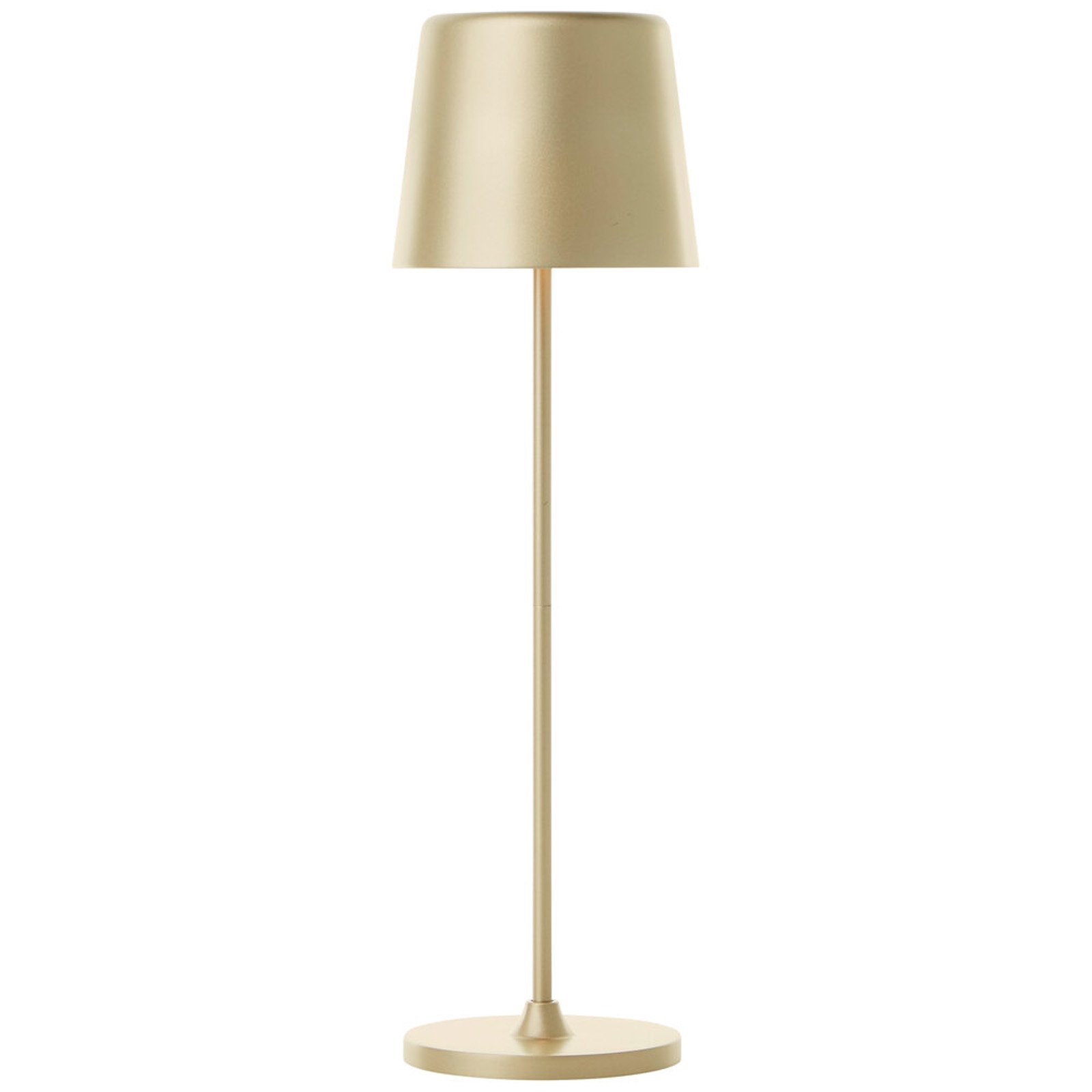 LED Tischleuchte cm Gold Metall Tischlampe Modern Basic Lichtfarbe: Warmweiß Harmonisch