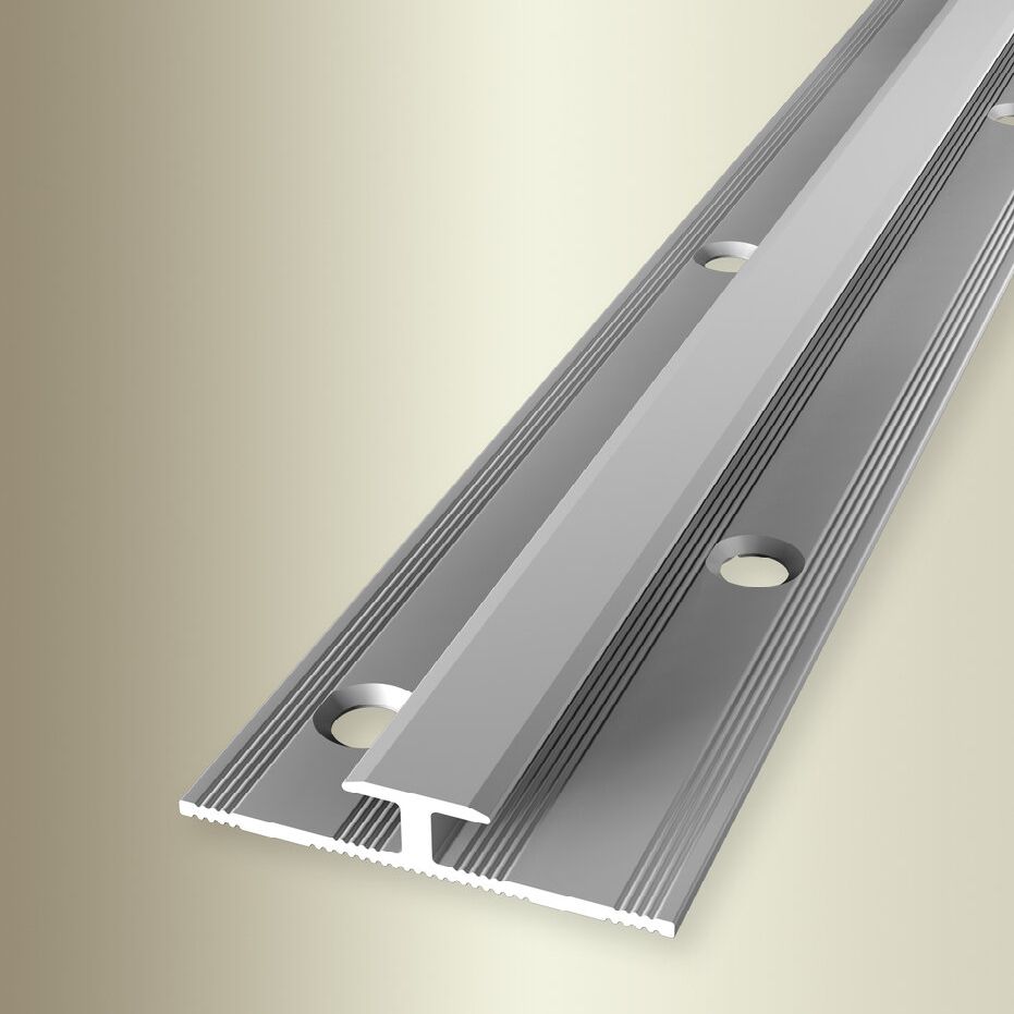 PROVISTON | Profil d'arrêt | Largeur:34 mm | Hauteur:4.5 mm | Longueur:2700 mm | Alu anodisé | Lisse