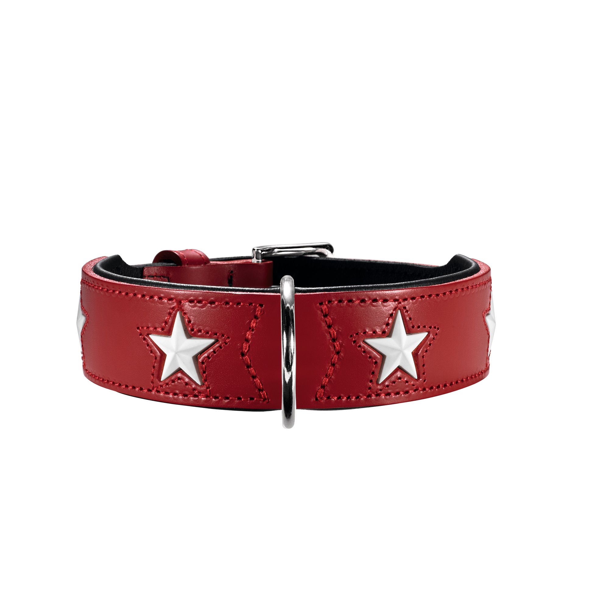 Hunter | Hundehalsband | Magic Star | Lederhalsband | Rindsleder | versch. Farben und Größen