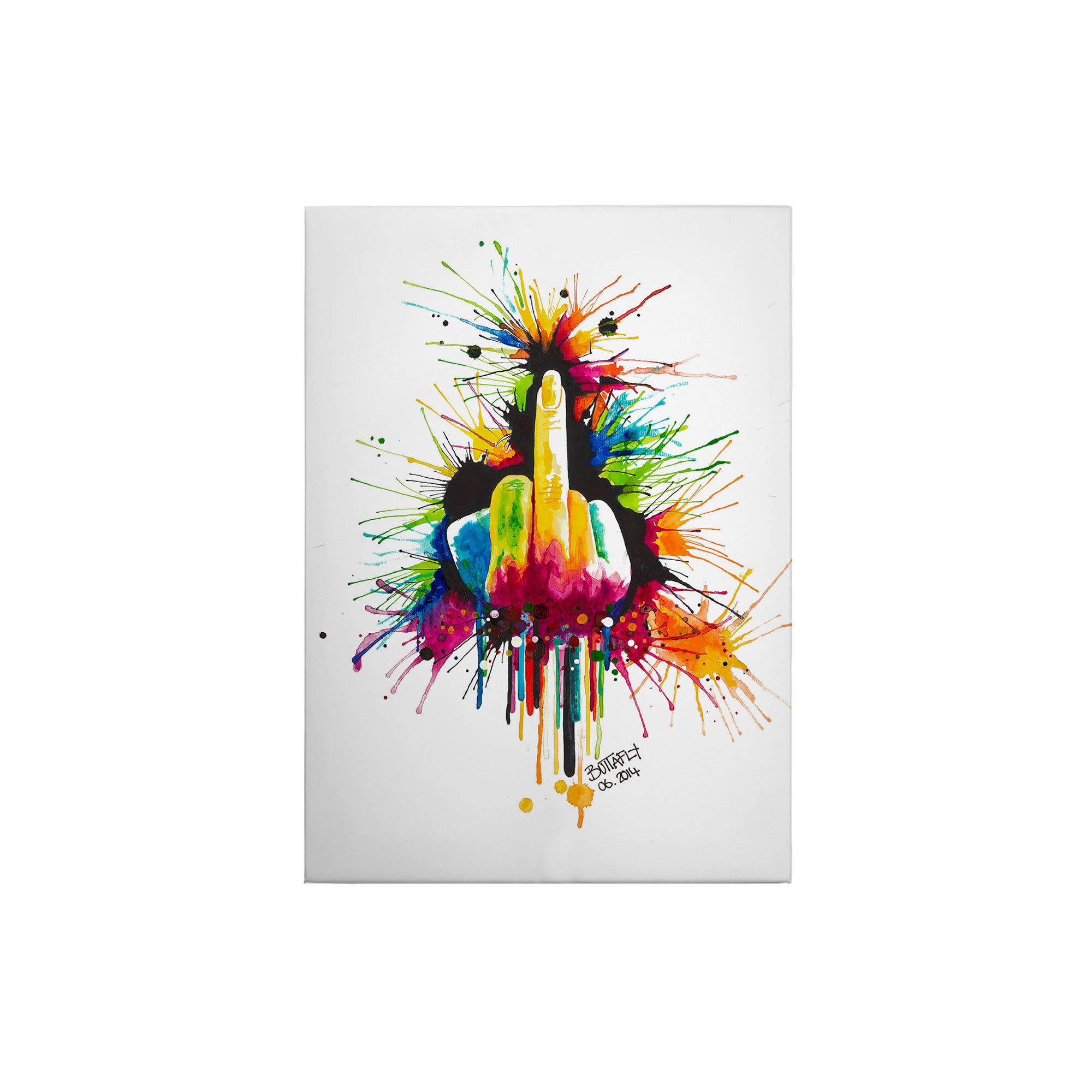 Tadessi Leinwandbild Lifestyle - 70 x 50 cm - M1-No.50412 - Keilrahmen in Bunt Weiß