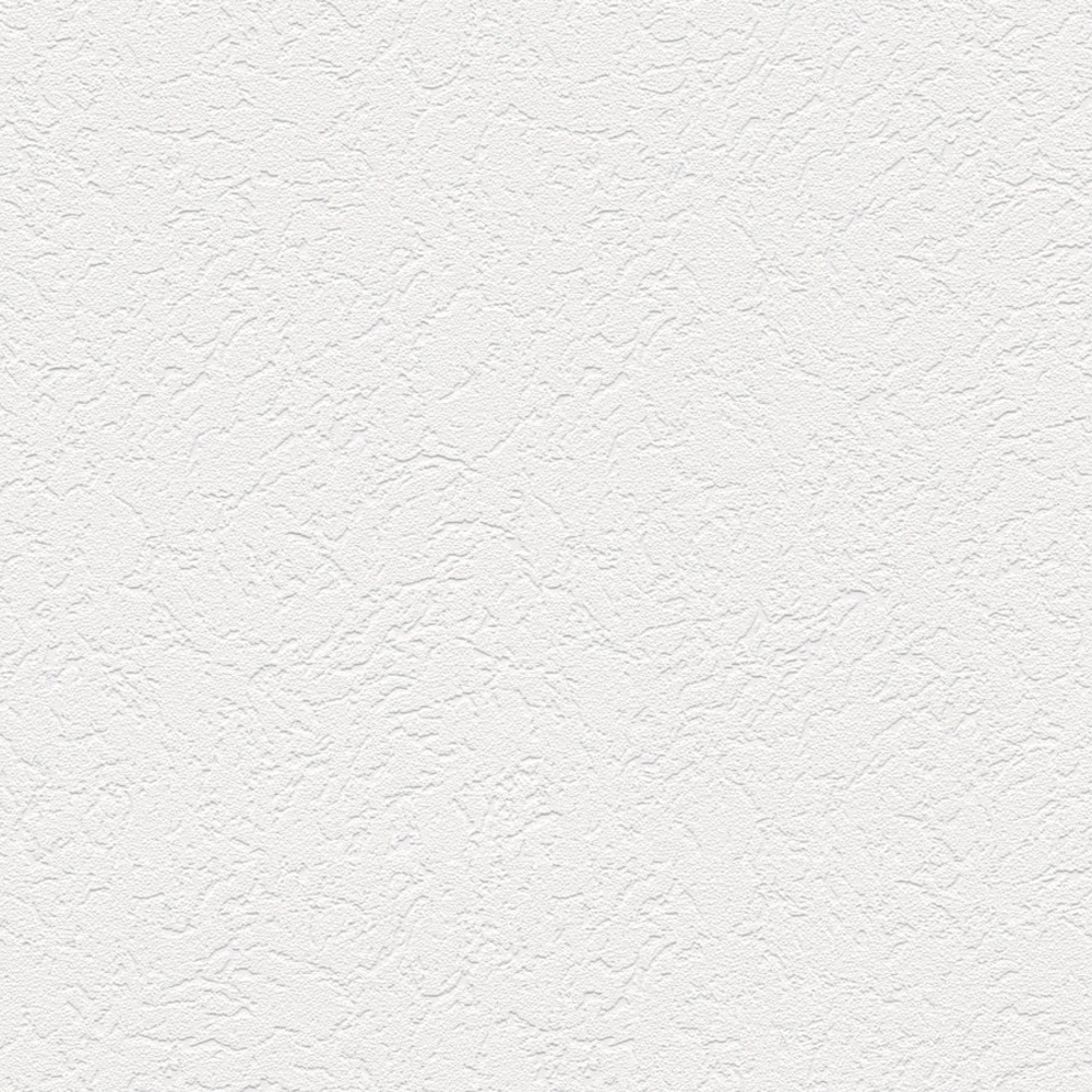 A.S. Creation | Simply White 4 | 282910 | Papiertapete | Einfarbig | 0.53 x 10.05 m | Weiß