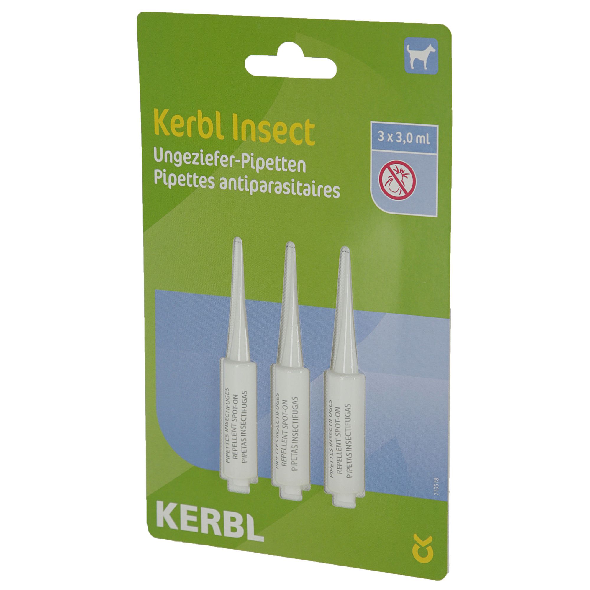 Coperani | Floh- und Zeckenschutz für Hunde | 3 Stk. | Ungeziefer Pipette | Jungtiere ab 3 Monate