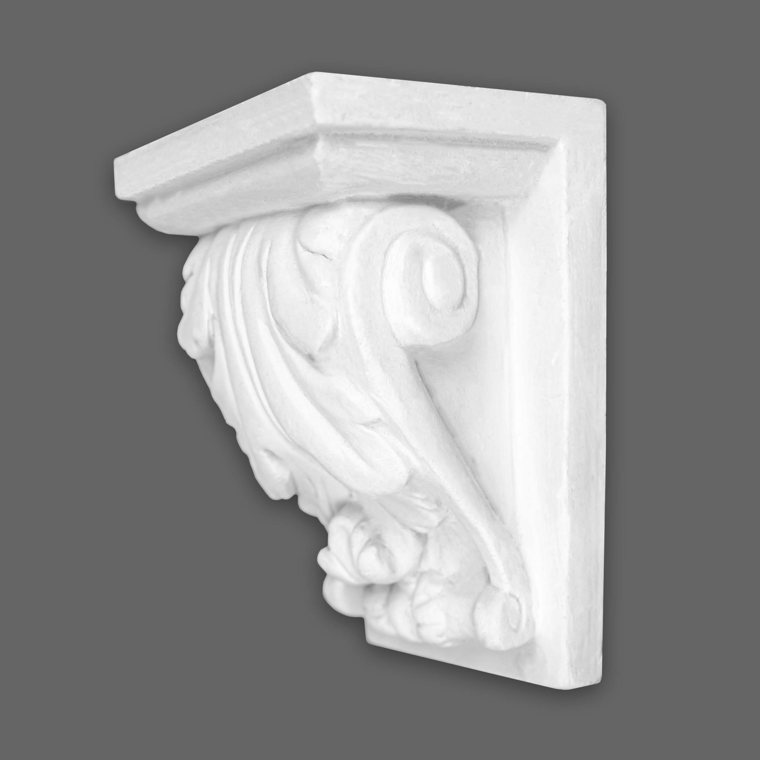 PROVISTON | Console en plâtre Edmonton | Moulures décoratives en plâtre | 95 x 120 mm 