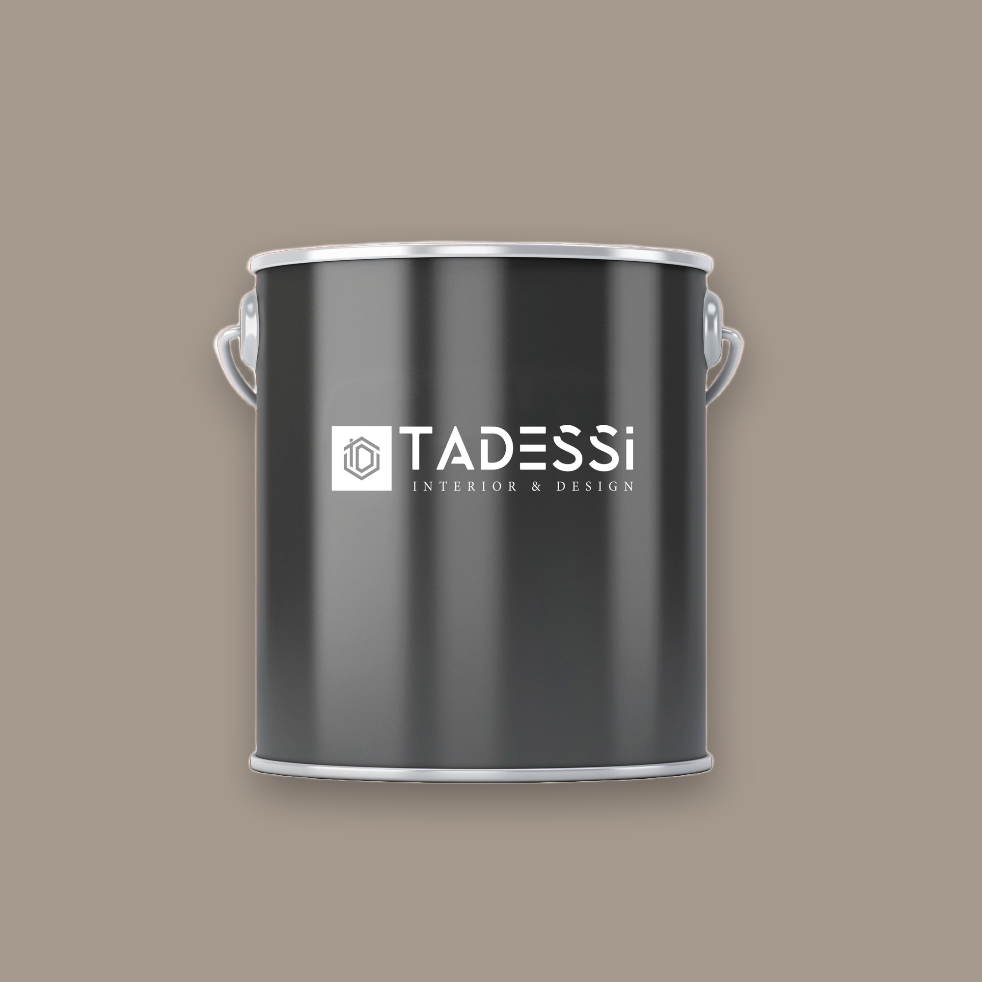 Pintura para paredes TADESSI Wall Select Marrón - Gris topo suave - Pintura de interior de alta calidad - Color intenso