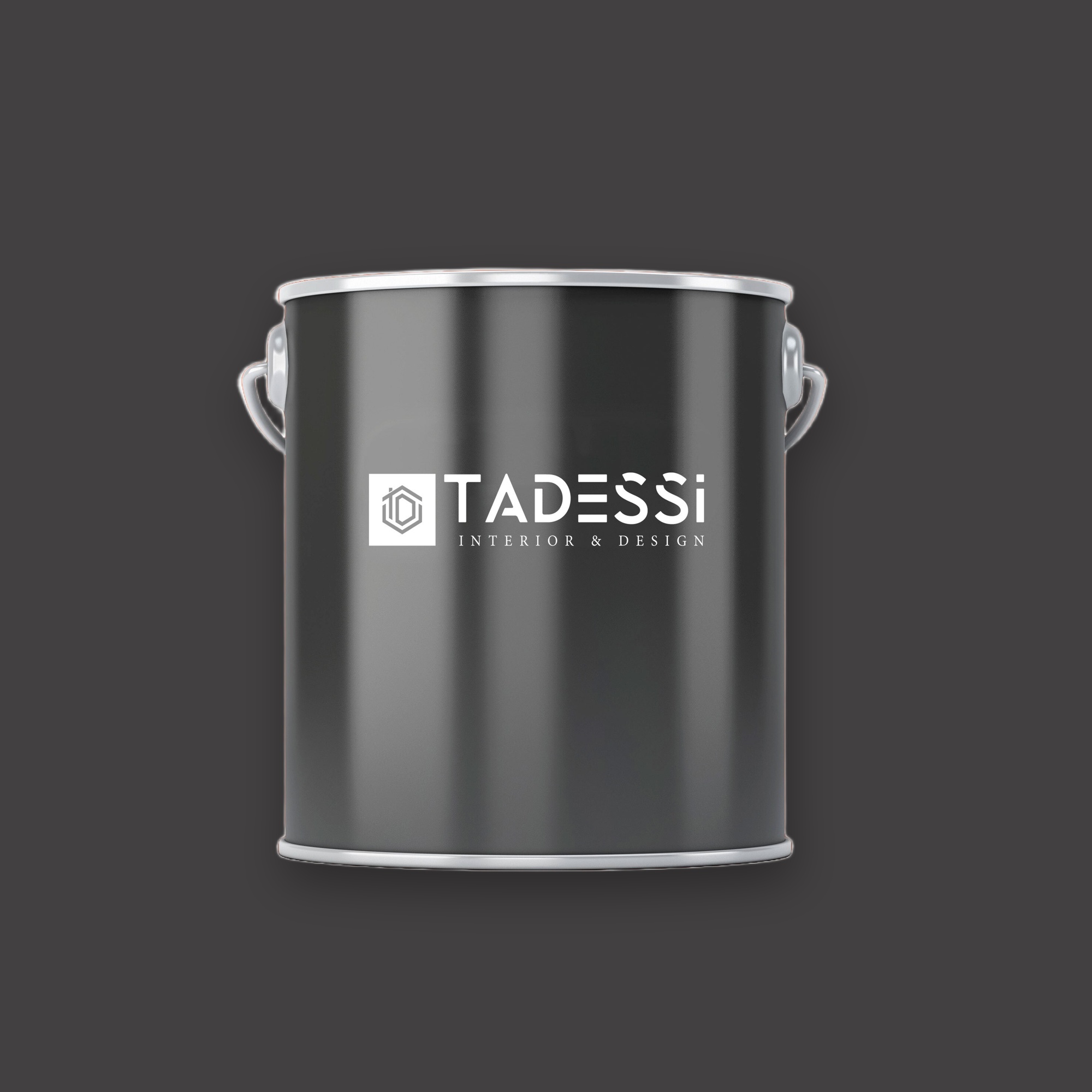TADESSI Wall Select Wandfarbe Schwarz - Anthrazitgrau - Hochwertige Innenfarbe - Intensive Farbkraft