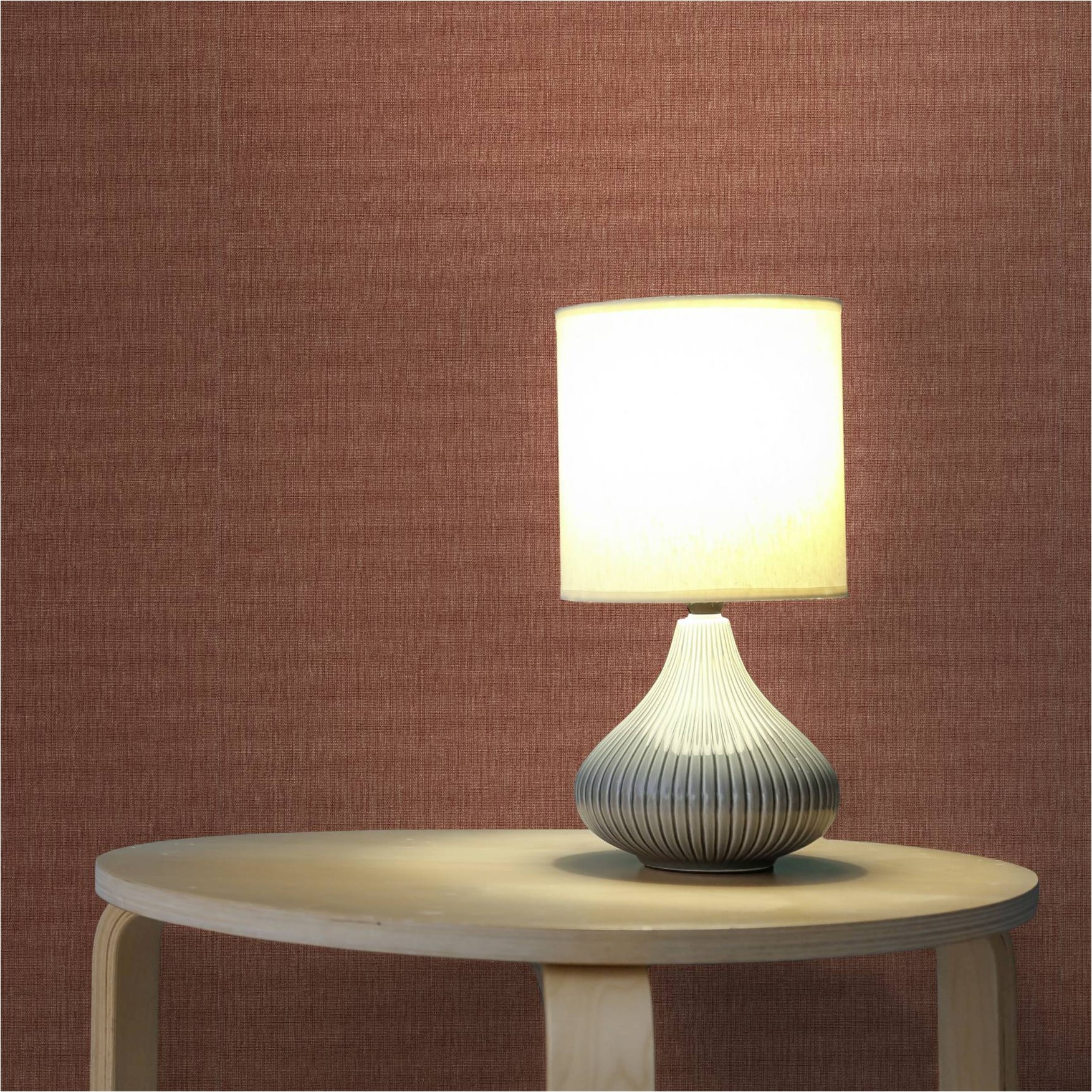 Tapete einfarbig M1-No.11977 | Vliestapete Textilstruktur | Rot | Wohnzimmer | Schlafzimmer