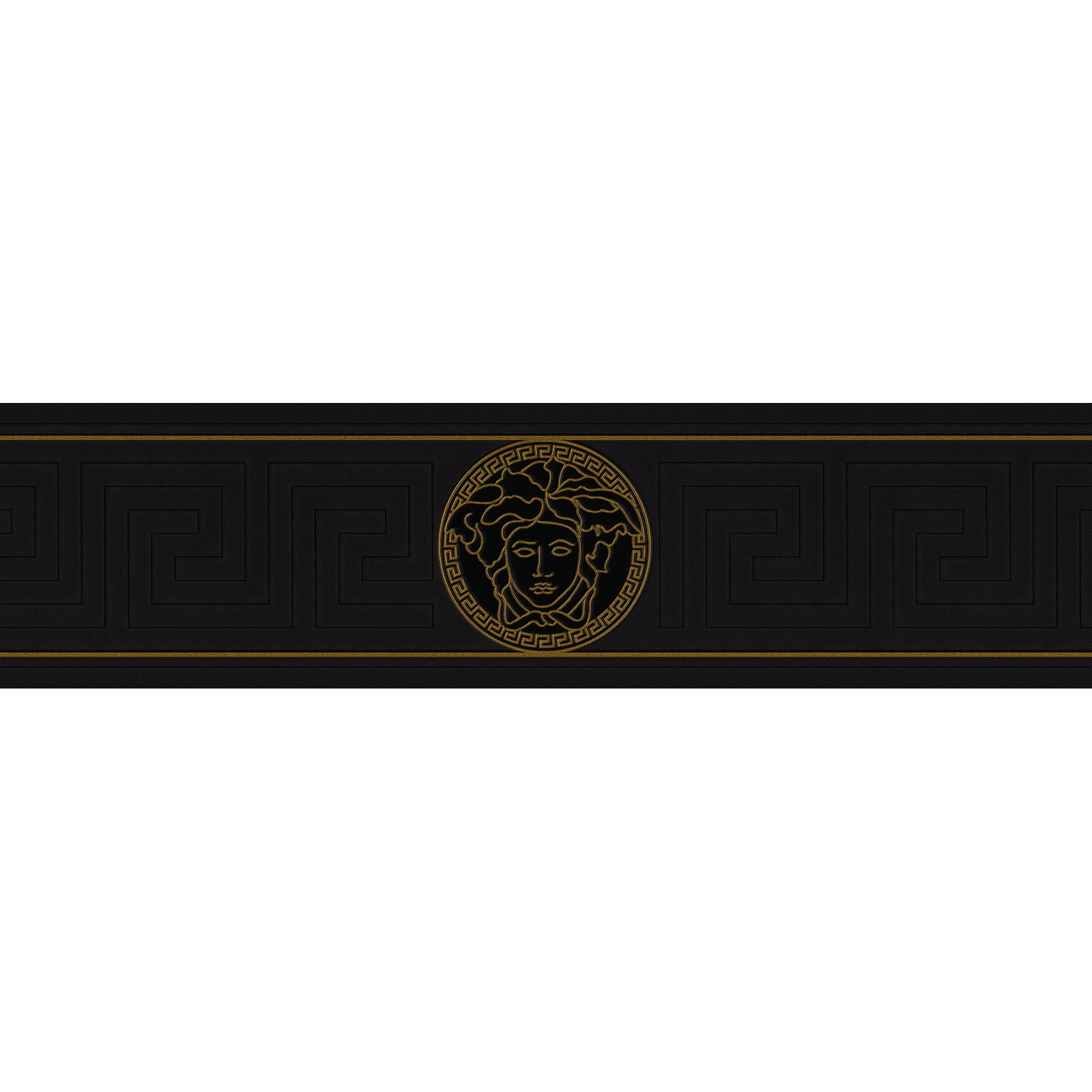 A.S. Creation | Versace 3 | 935224 | Vliesbordüre | Borte | 0.13 x 5 m | Silber