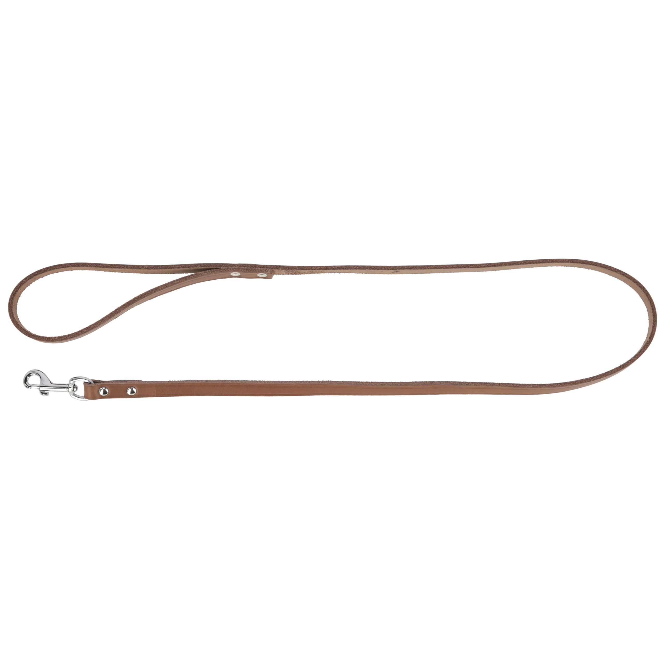 Coperani | Hundeleine | Taupe | 100 cm Länge | Genietet | Leder