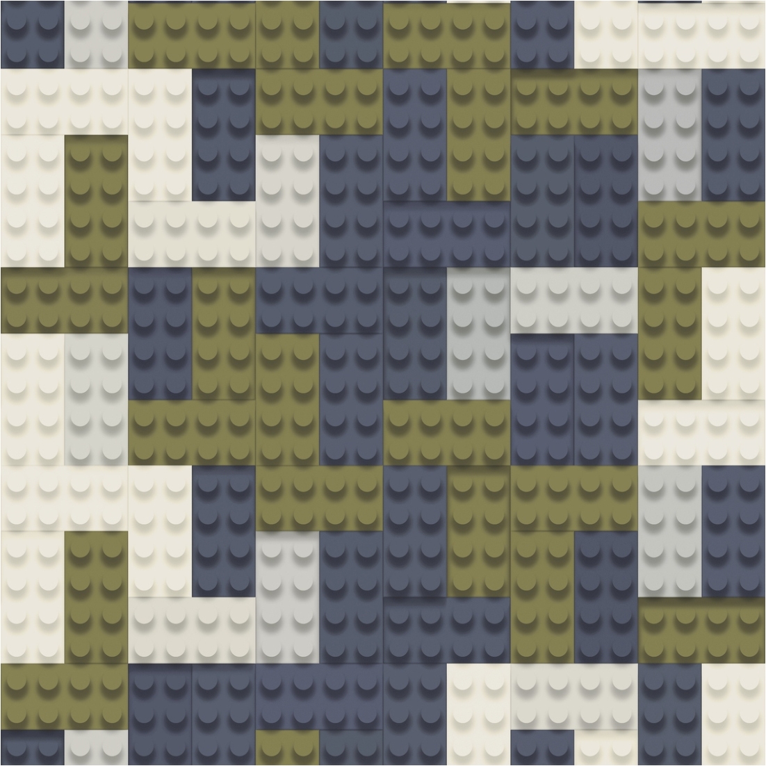 Fototapete Bausteine M1-No.11869 | Vliestapete Jugendzimmer | Beige | Blau | Wohnzimmer | Küche