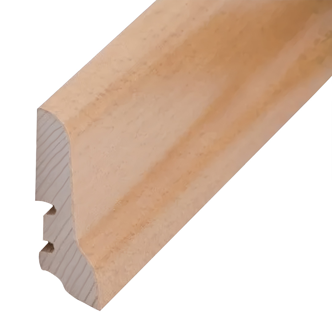 Echtholz Sockelleiste furniert - Buche lackiert (20 x 60 x 2500 mm) by PROVISTON