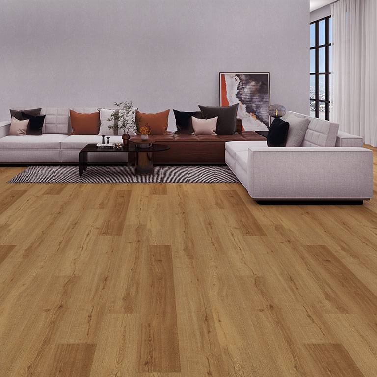 Check One Sol vinyle PVC 2467 Lohe 1220 x 182 x 5 mm Vinyle clipsable Parquet Chêne