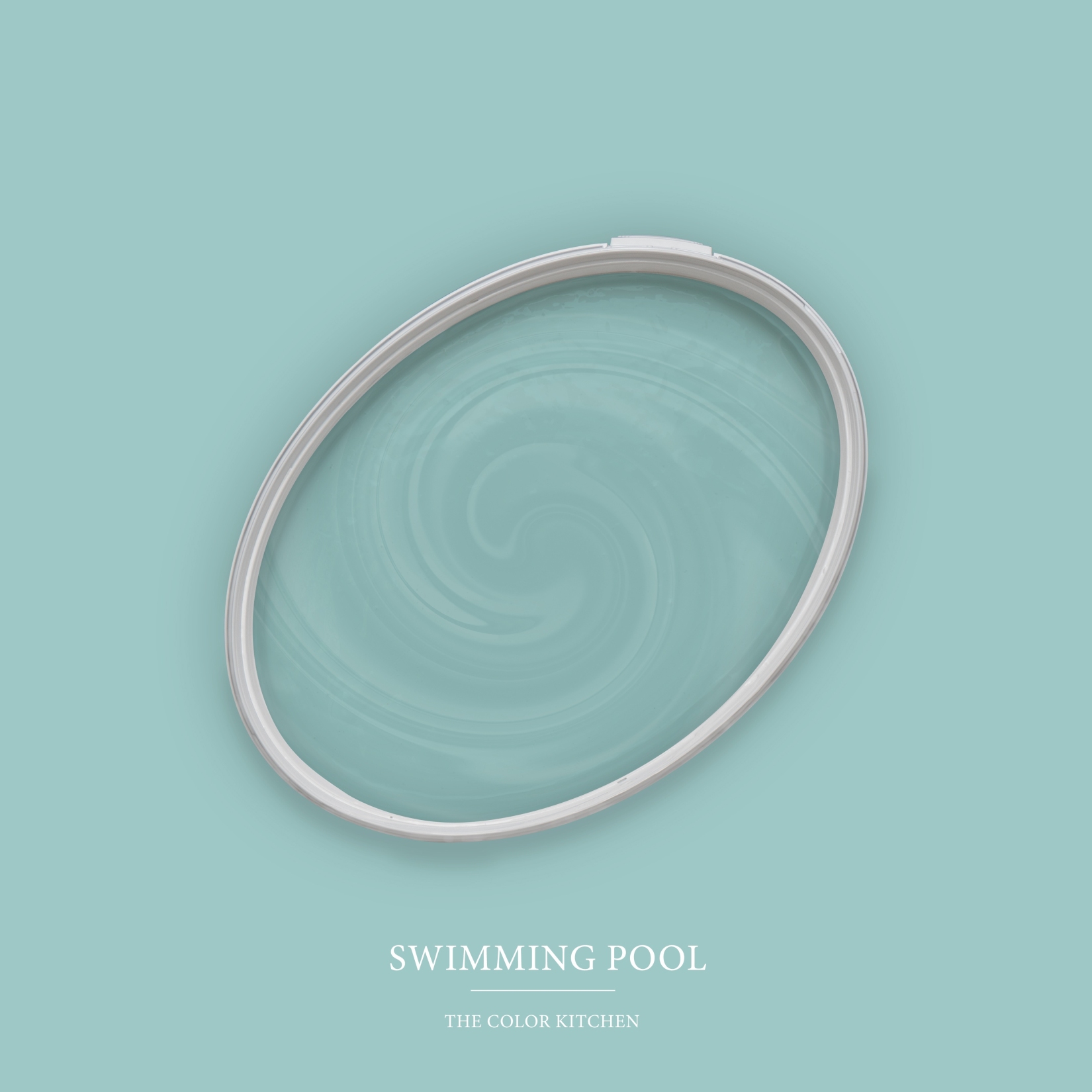 Wandfarbe Grün matt | The Color Kitchen Swimming Pool | Exklusive Innendispersion Hohe Deckkraft
