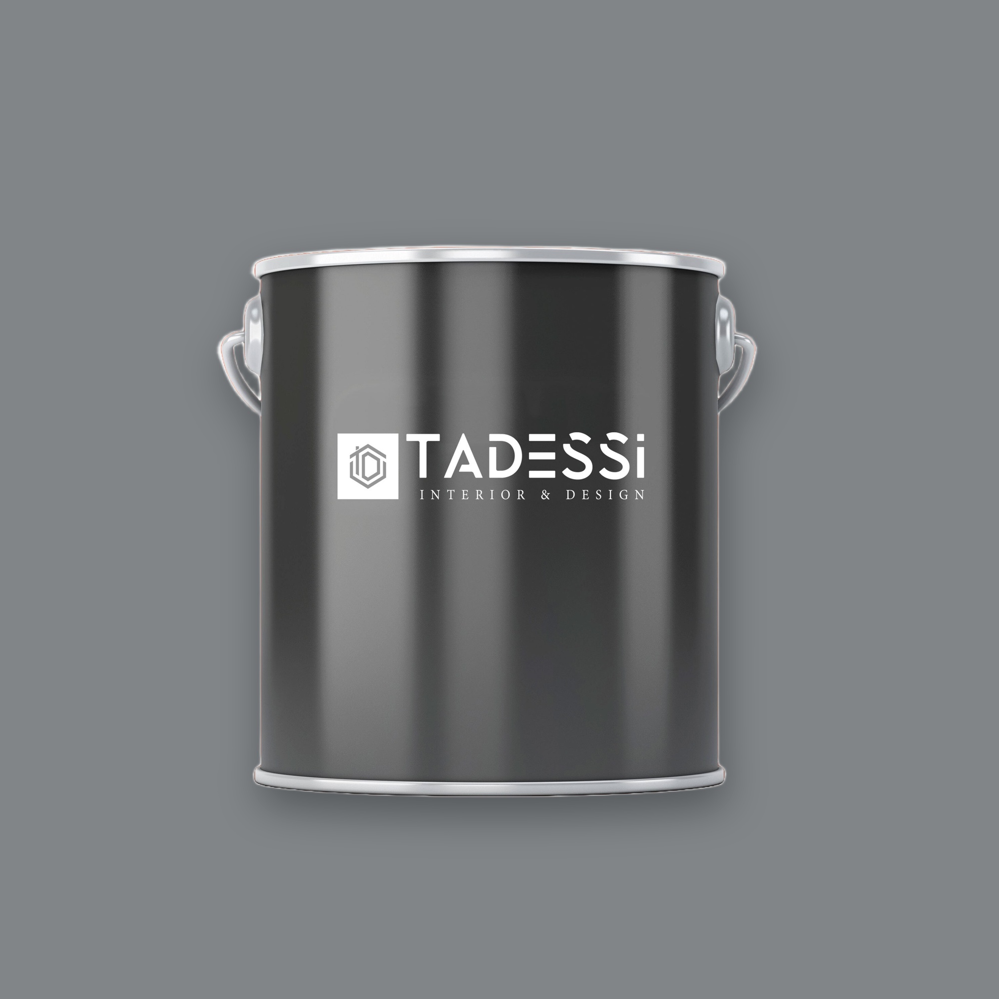 TADESSI Wall Select - Wandfarbe Grau  - Blaugrau -  Hochwertige Innenfarbe  -  Intensive Farbkraft