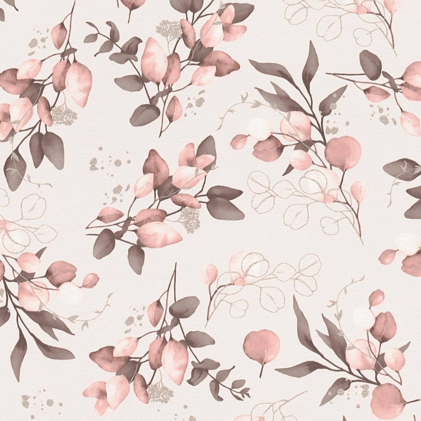 Vliestapete 397681 Pink Blumen Floral Pure Elegance A.S. Creation