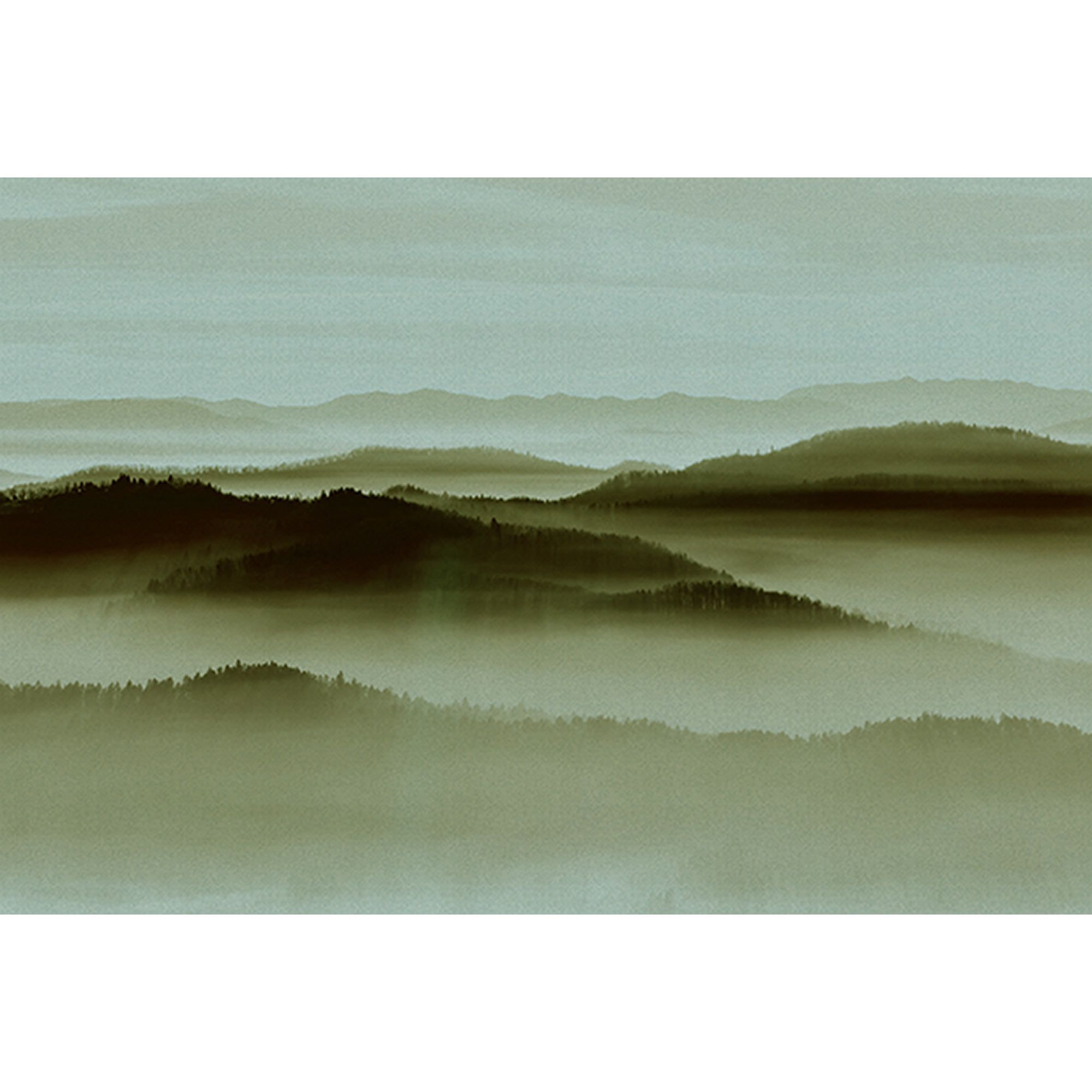 Tadessi Fototapete Landschaft M1-No.60846 Digitaldruck Tapete Grün Blau - Berge