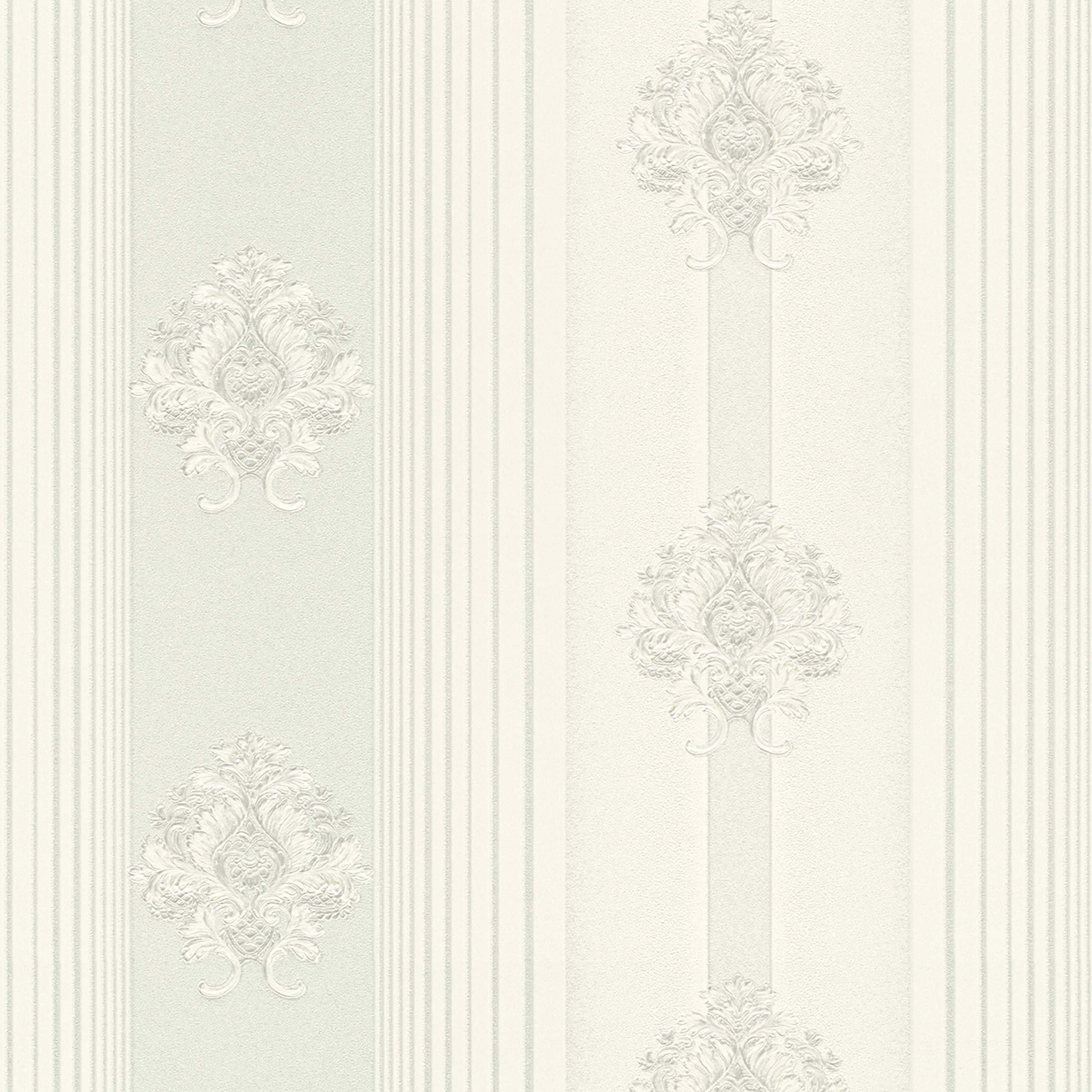 A.S. Creation | Hermitage 10 | 330843 | Vliestapete | Barock | 0.53 x 10.05 m | Grau