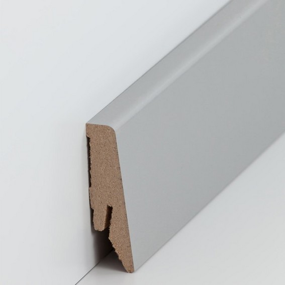 Sockelleiste "Coburg" MDF 18 x 58 x 2500 mm Steingrau Modern by PROVISTON
