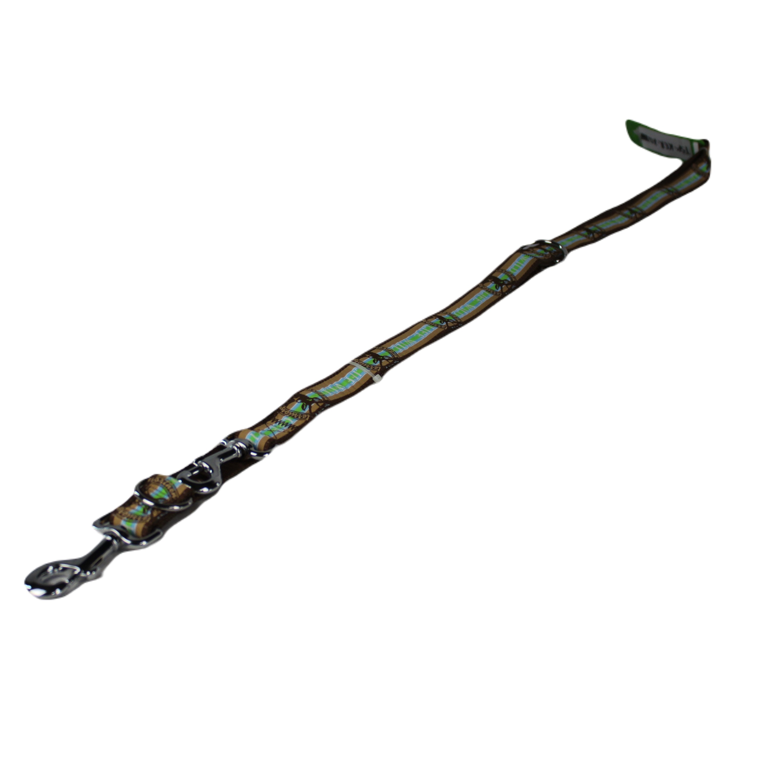 Hundeleine Wild Life | Braun | 200 cm Länge | 3-fach verstellbar | hochwertiges Nylongewebe