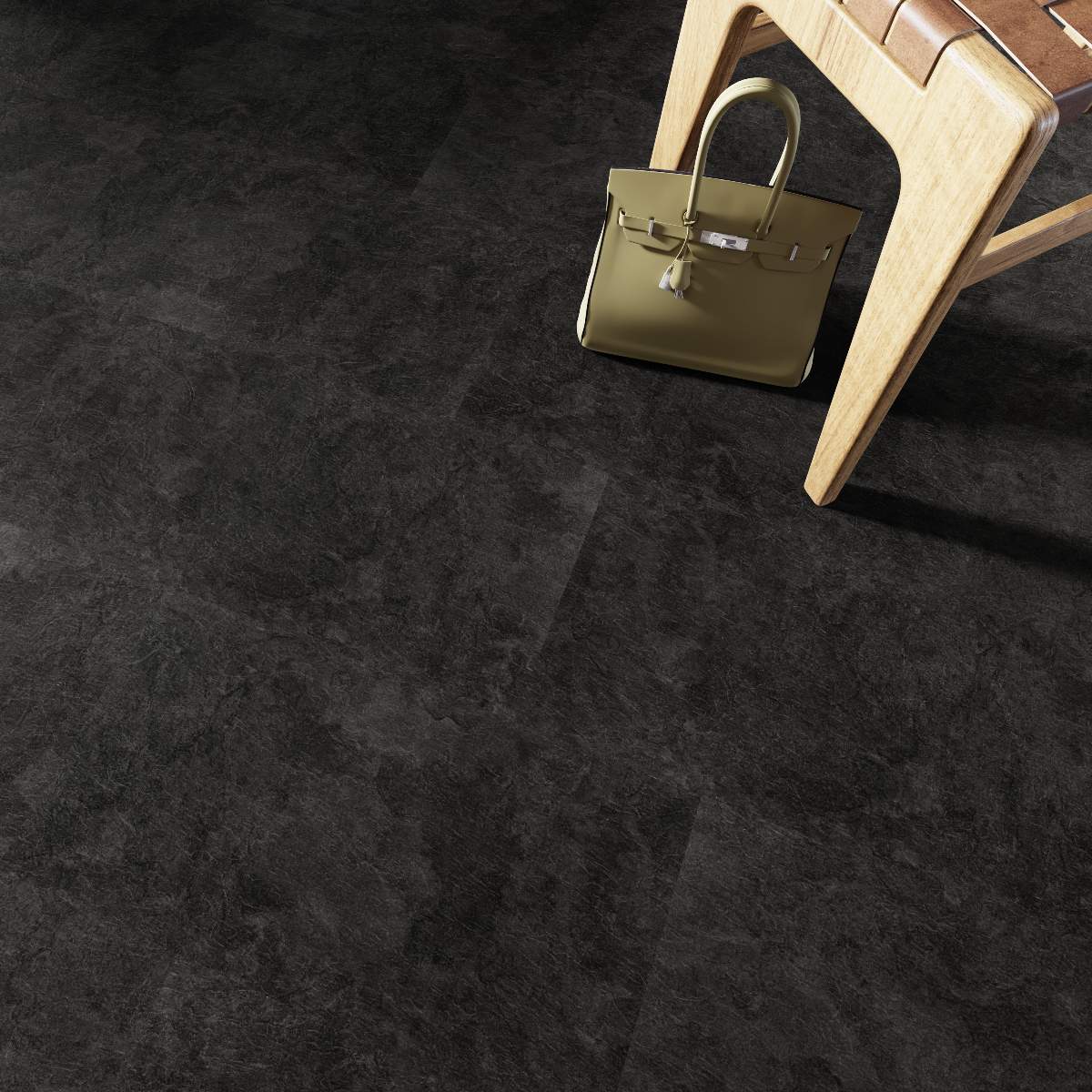 Sol vinyle PVC DESIGN 555 Dryback 609x304x2.5mm Vinyle à coller Aspect pierre carrelage