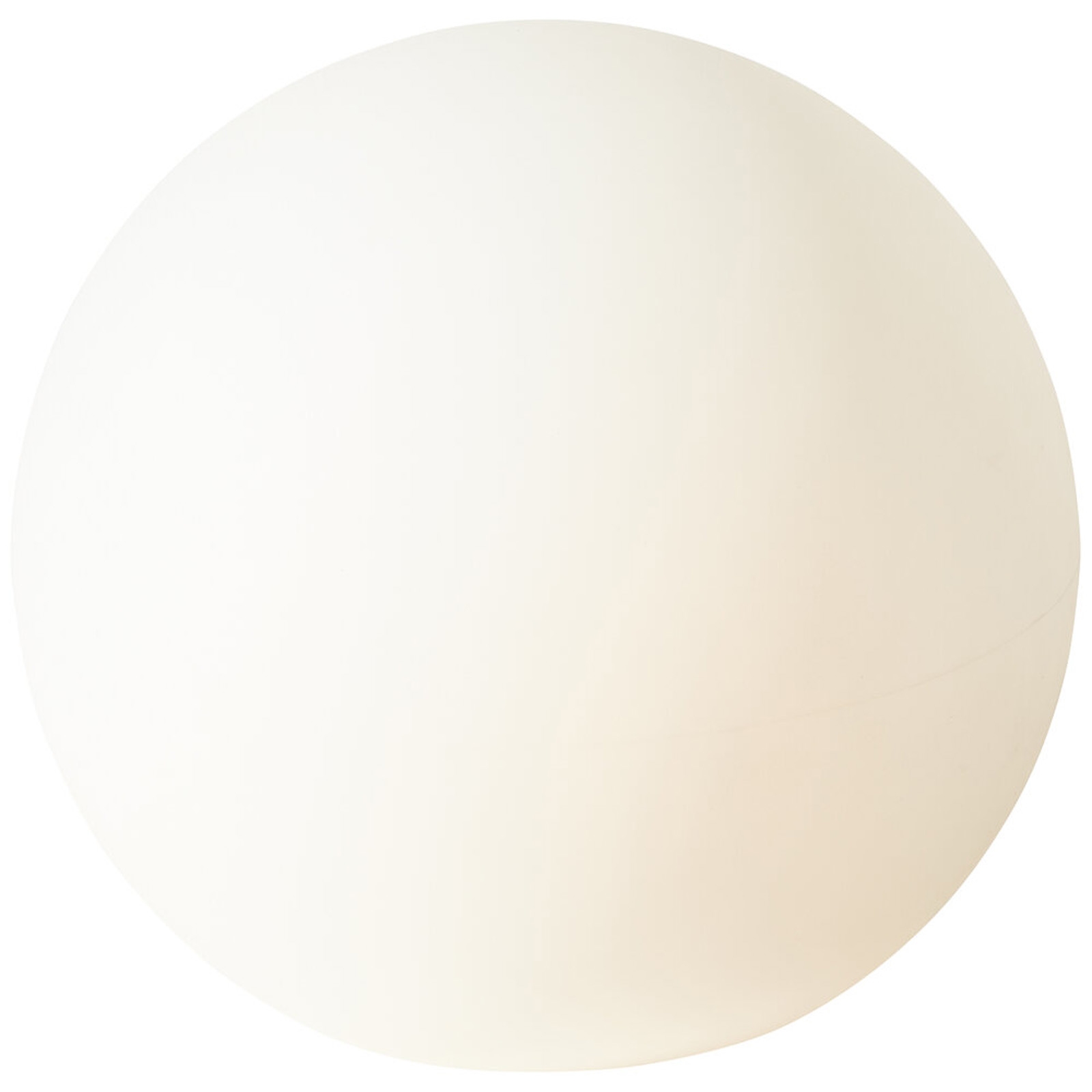 Stehleuchte 40 x 45 cm Weiss Kunststoff Stehlampe Kugel Modern Harmonisch