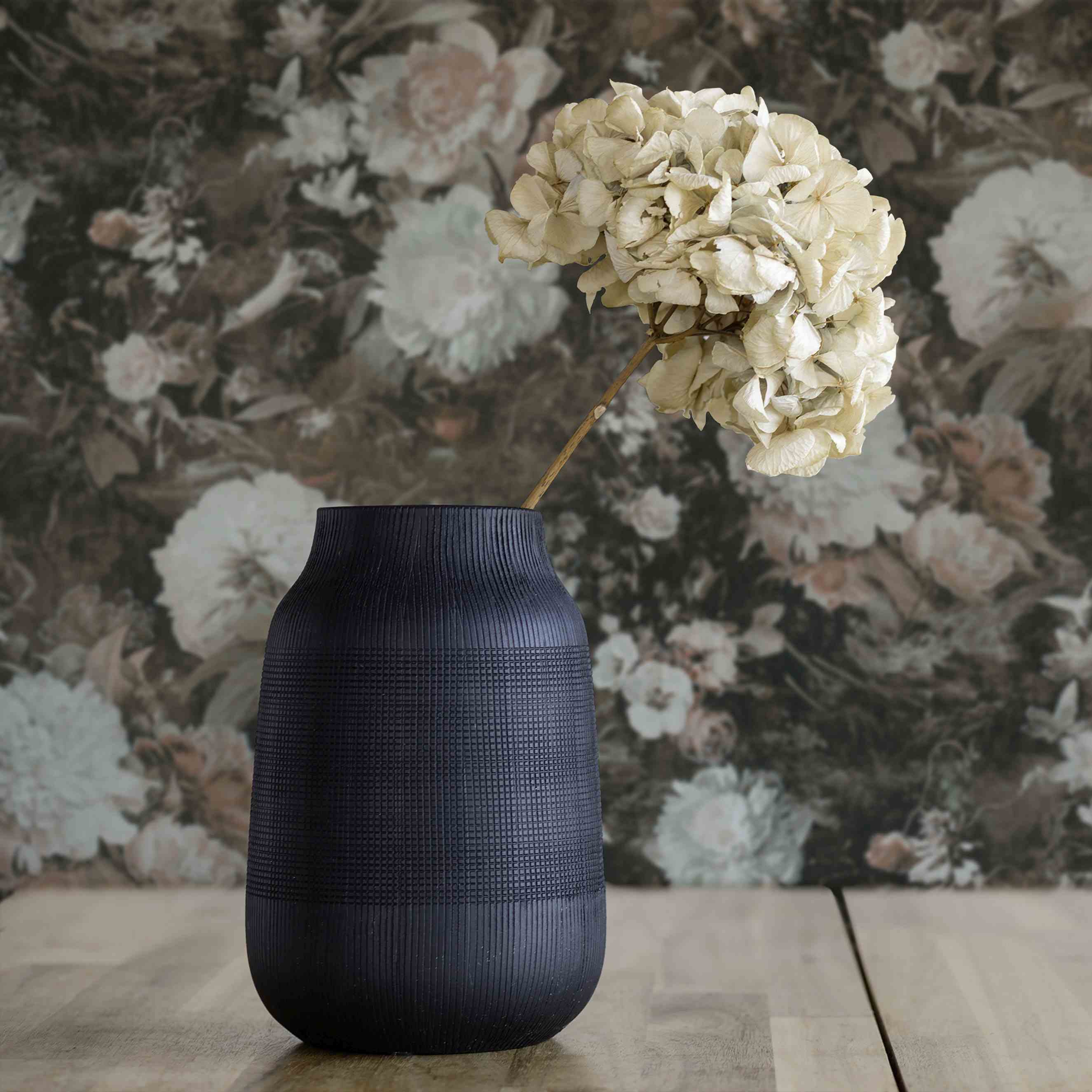 Tapete Carlos Blumen M1-No.4029 | Vlies | Braun | Weiß | Floral | Tadessi | 10.05 x 0.53 m