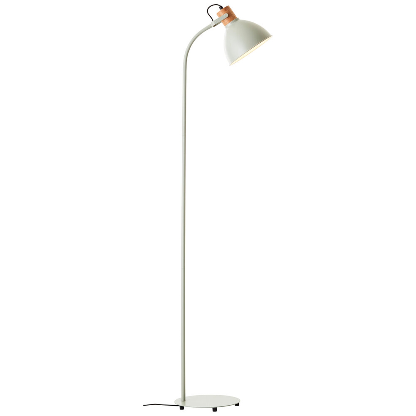 Stehleuchte 150 x 35 x 25 cm Grün Holz Stehlampe Modern Skandi Harmonisch