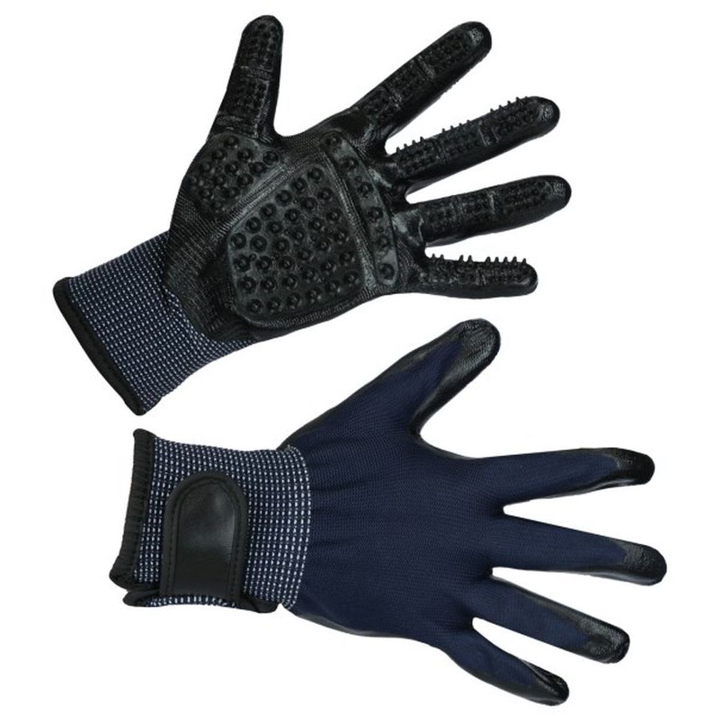 Coperani | Massagehandschuh für Hunde und Katzen | sicherer Sitz | Putzhandschuh