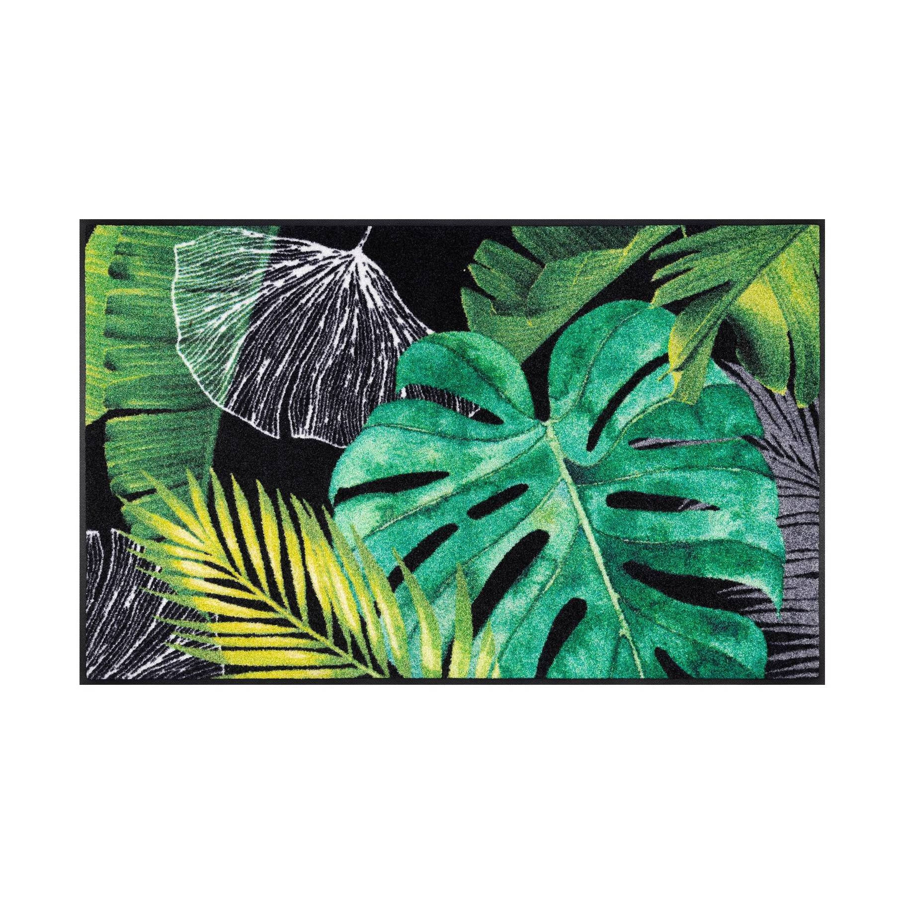 Paillasson Jeu de plantes tapis de sol lavable Différentes tailles Floornovo Trend Design