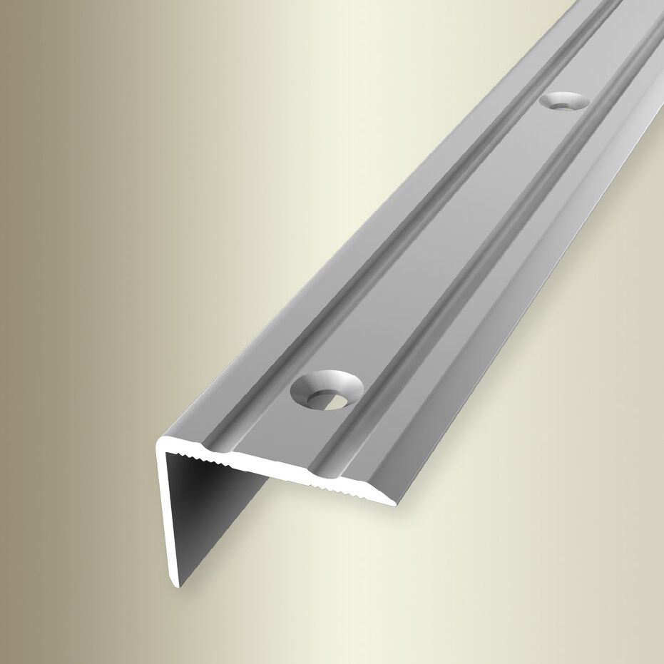 Küberit Treppenkanten- & Winkelprofile H 20 mm B 24.5 mm Einfasshöhe 0 - 17 mm Alu elox