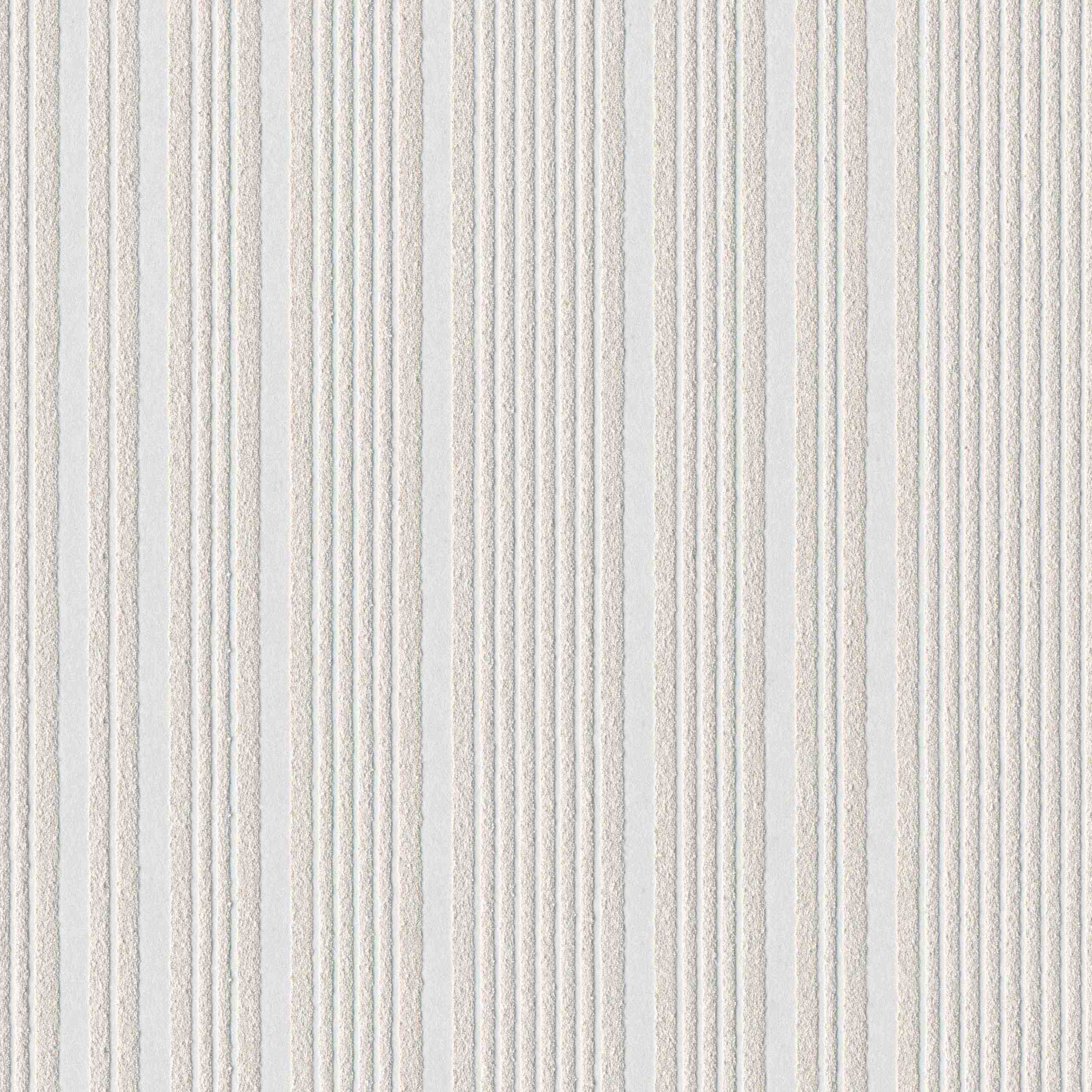 A.S. Creation | Meistervlies | 966018 | Vliestapete | Streifenoptik | 0.53 x 10.05 m | Weiß