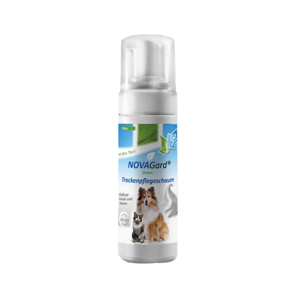Canina | NovaGard Green | Trockenschaumpflege | Pflege & Hygiene | 200ml Spender | säubert das Fell
