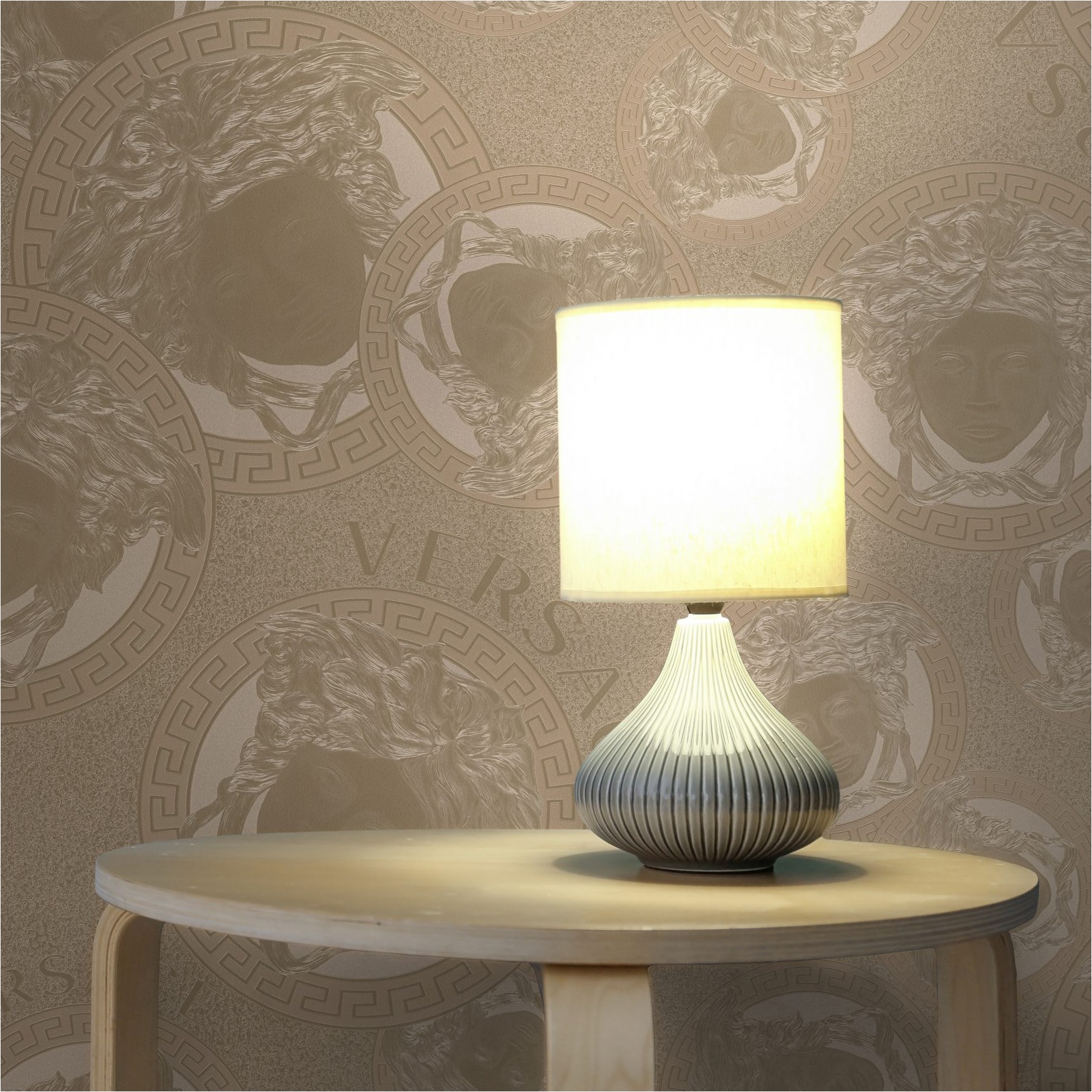 Tapete Versace Design M1-No.11508 | Vliestapete Luxus-Optik | Gold | Wohnzimmer | Schlafzimmer