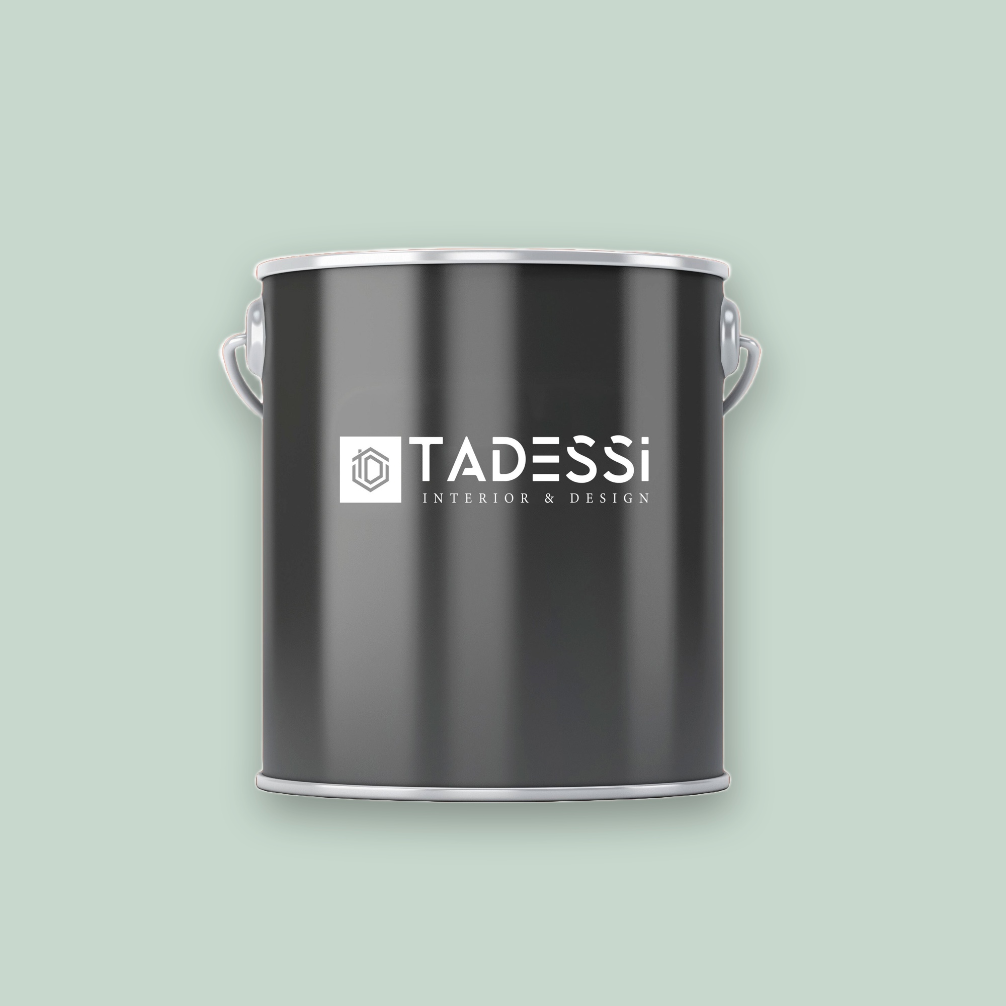 TADESSI Wall Select - Wandfarbe Grün  - Eukalyptus -  Hochwertige Innenfarbe  -  Intensive Farbkraft