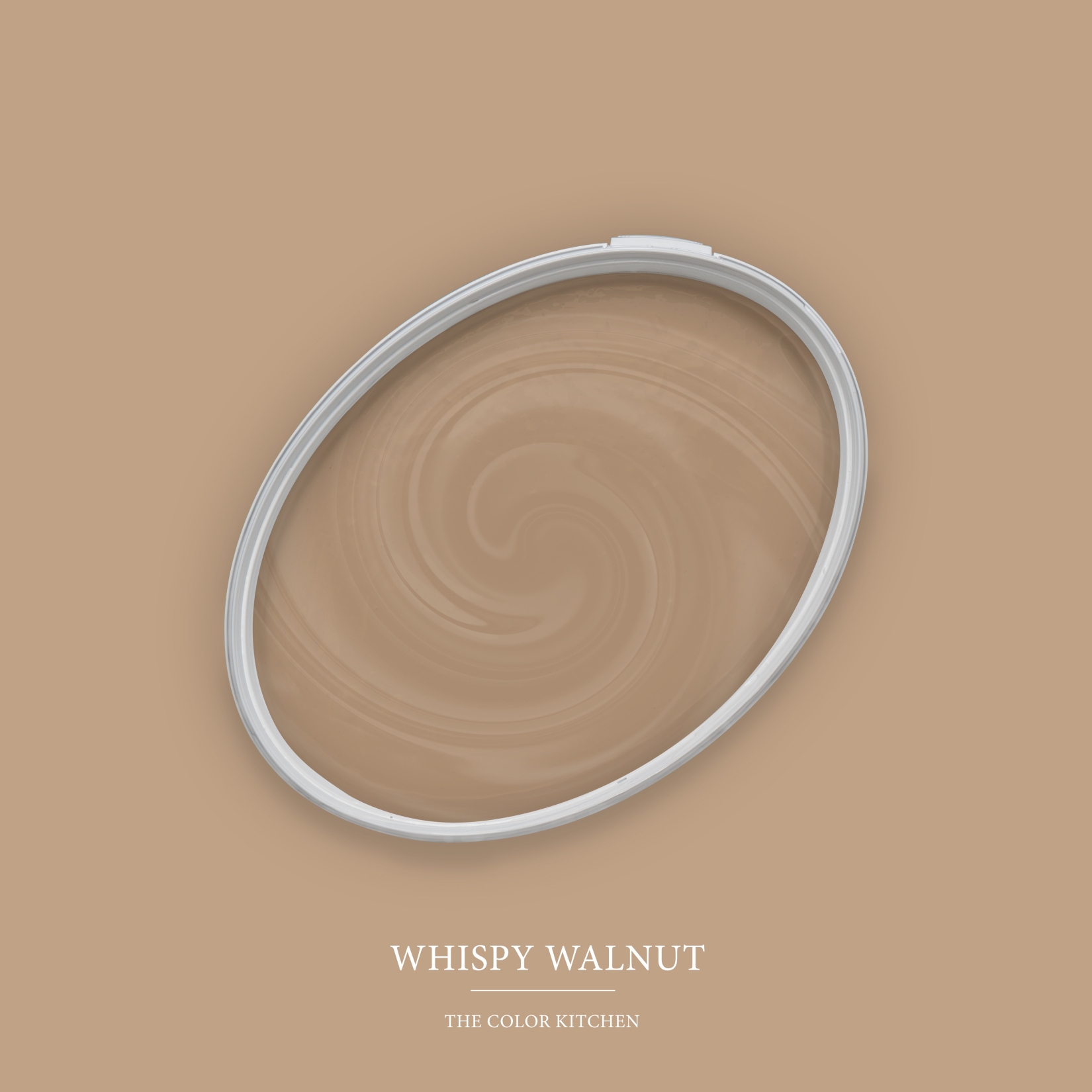 Wandfarbe Braun matt | The Color Kitchen Whispy Walnut | Exklusive Innendispersion Hohe Deckkraft