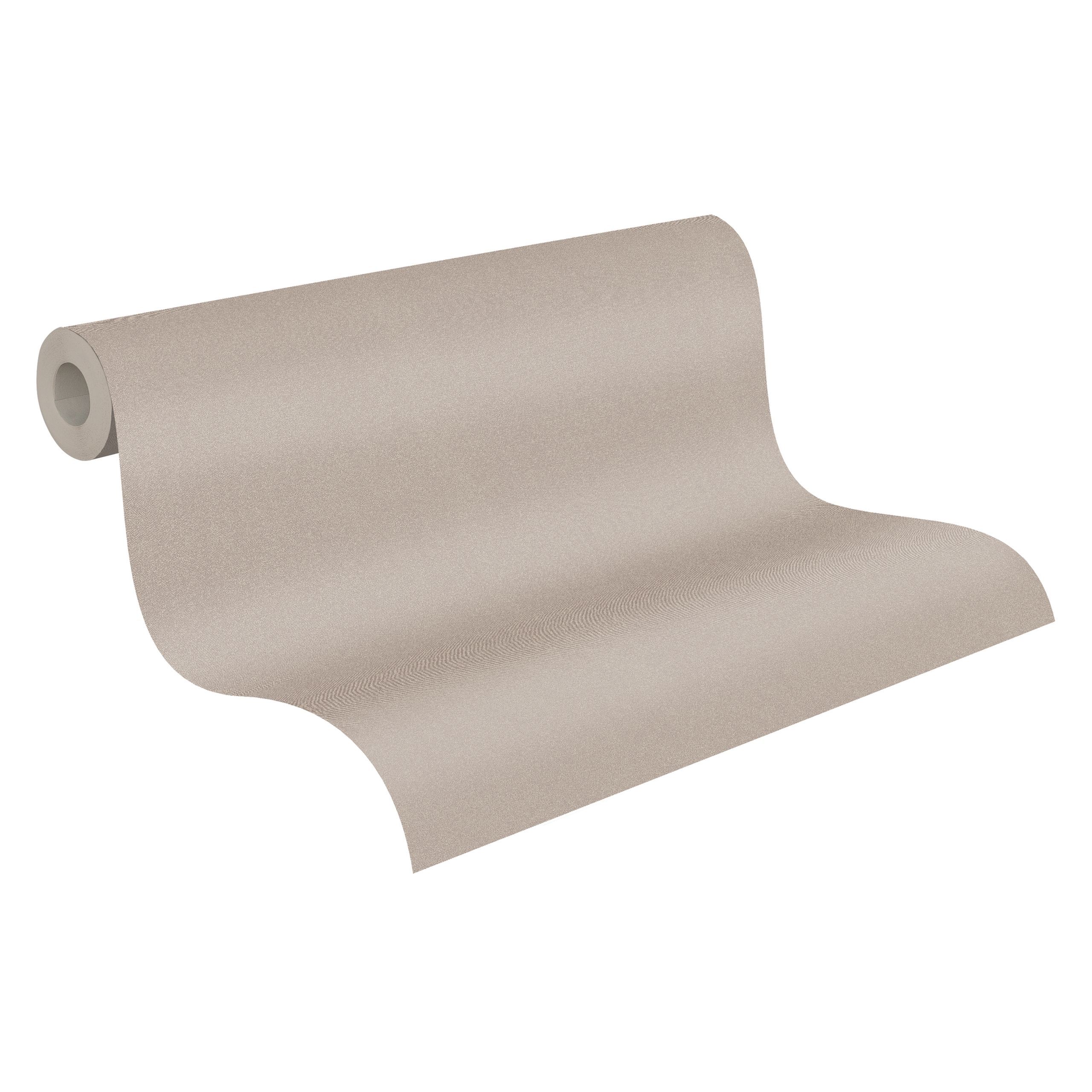 A.S. Creation Nueva Elegancia 375552 Papel pintado no tejido Color liso Universidad 0,53 x 10,05 m Beige