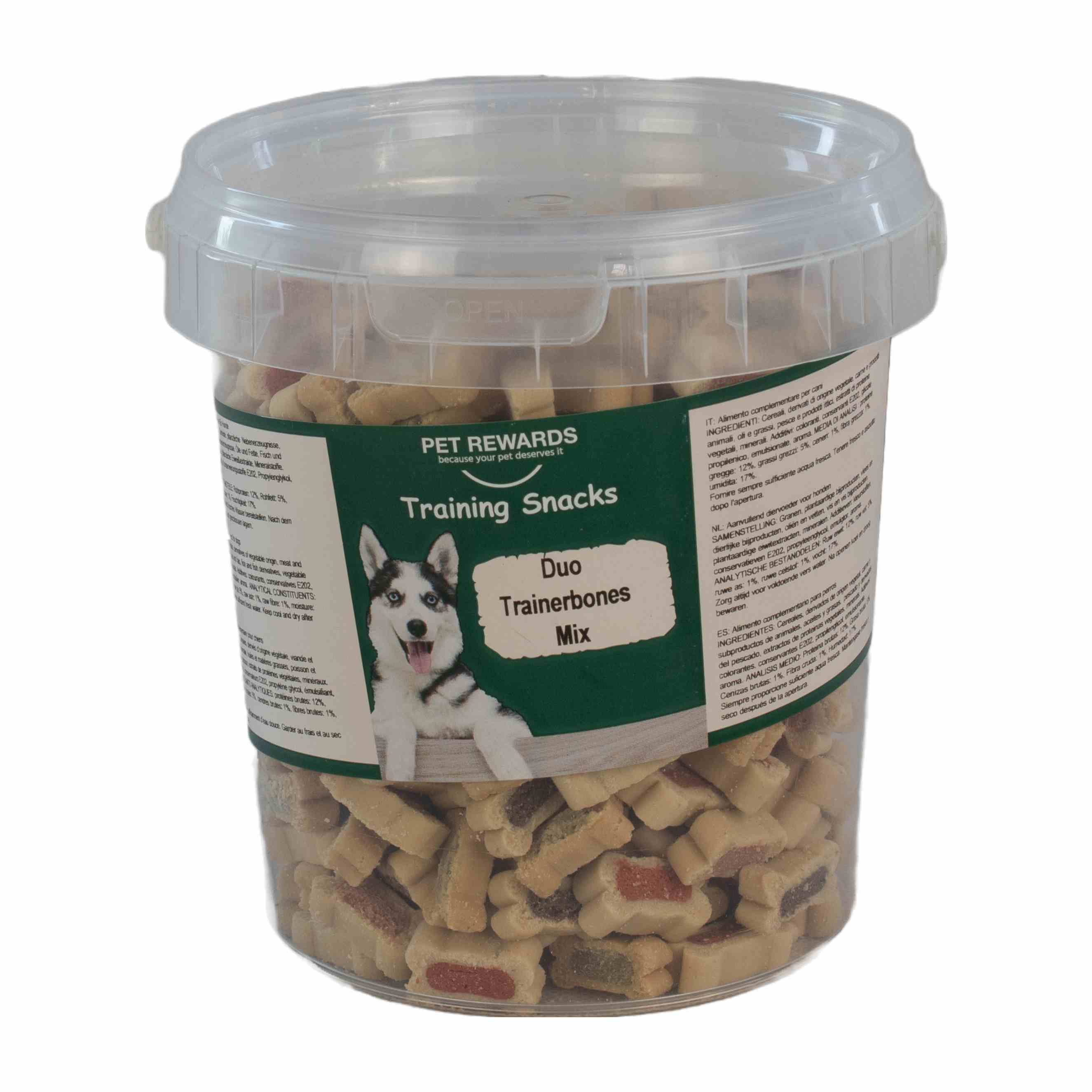 Coperani | Hundeleckerlies | Duo Trainer 4-Mix | 500g | Hundekekse mit Fleisch