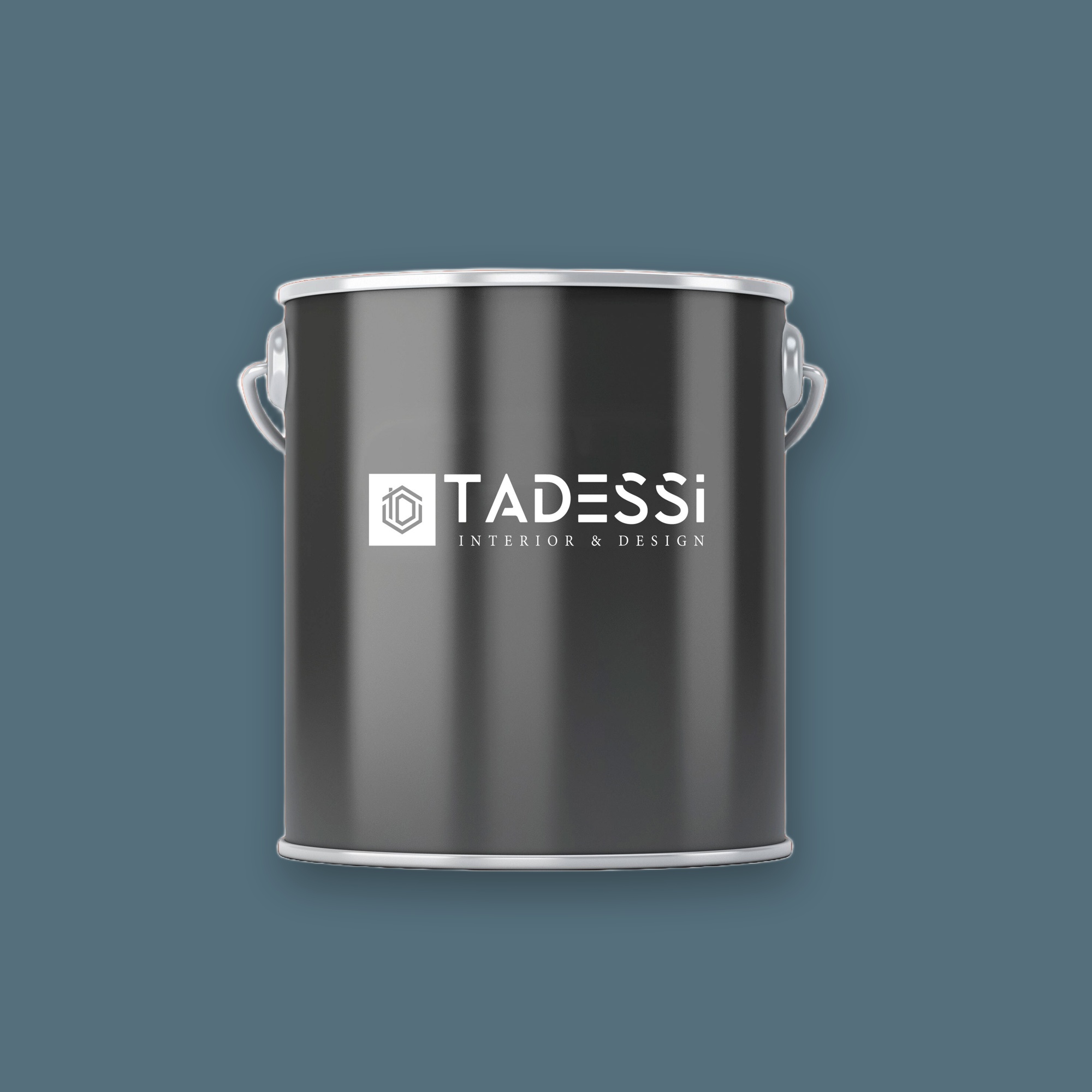 TADESSI Wall Select - Wandfarbe Blau  - Kaltblau -  Hochwertige Innenfarbe  -  Intensive Farbkraft