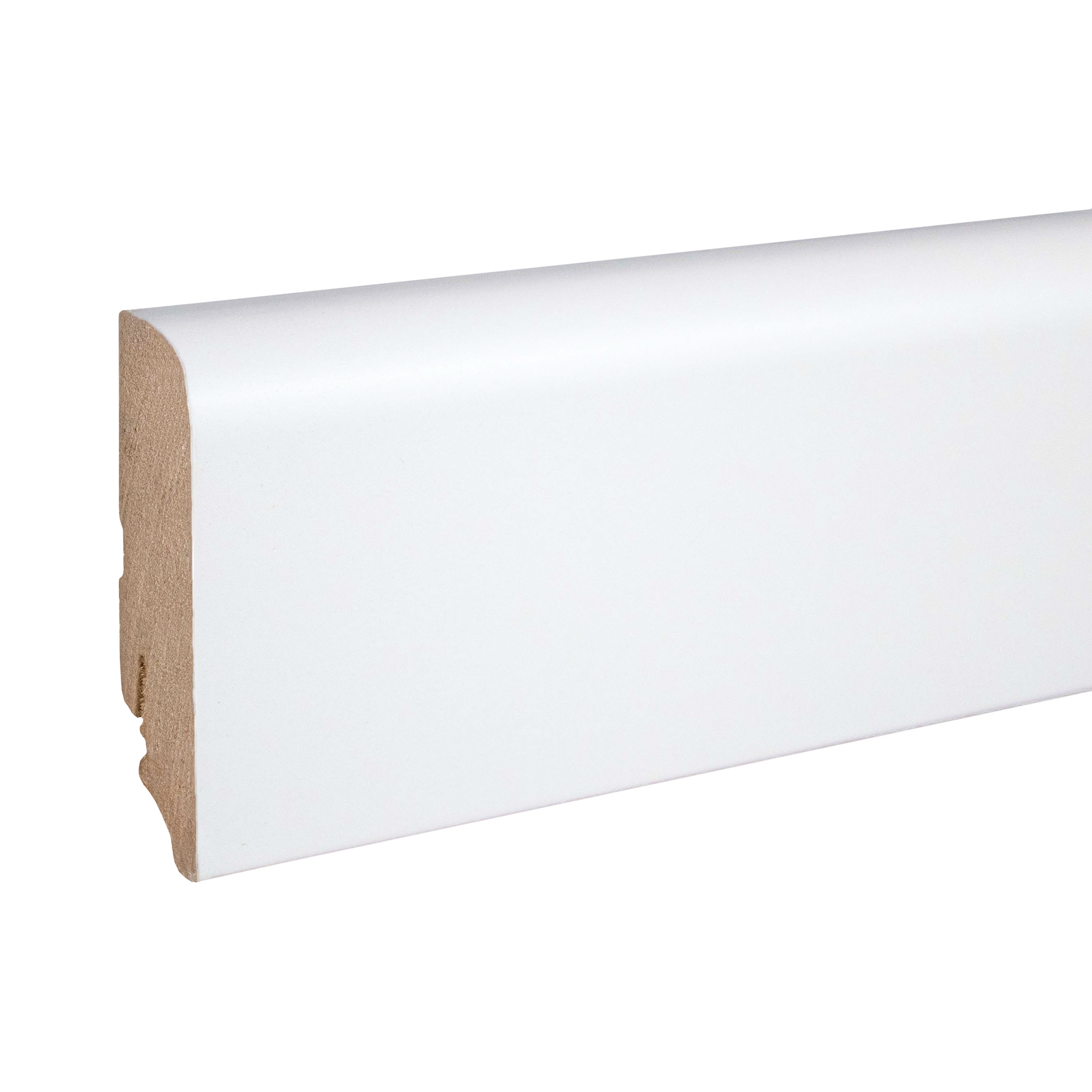Neuhofer | Plinthe classique | 19 x 70 x 2400 mm | Blanc | Arrondie
