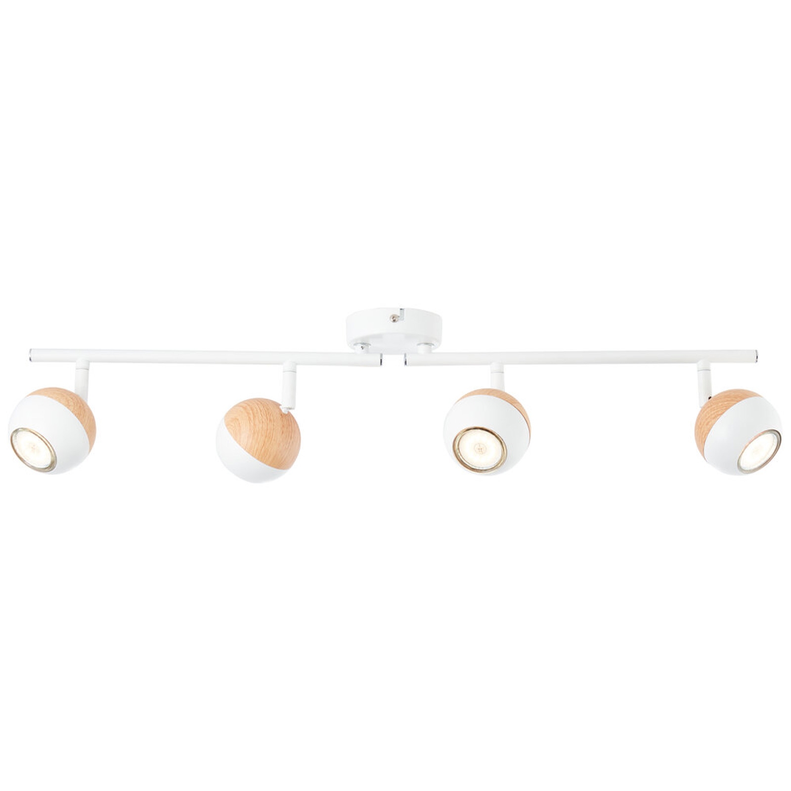LED Deckenleuchte 12.5 x 8 x 75 cm Beige Metall Deckenlampe Kugel Modern Lichtfarbe: Warmweiß