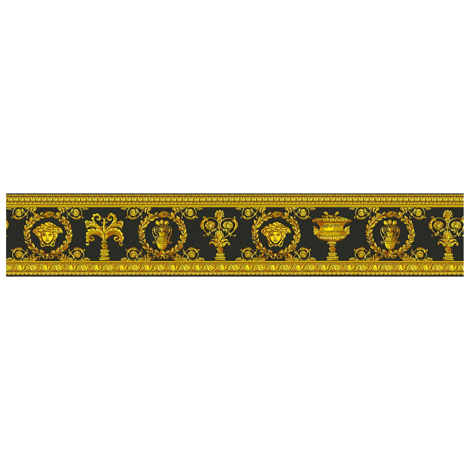 A.S. Creation | Versace 3 | 343051 | Vliesbordüre | Borte | 0.09 x 5 m | Gelb