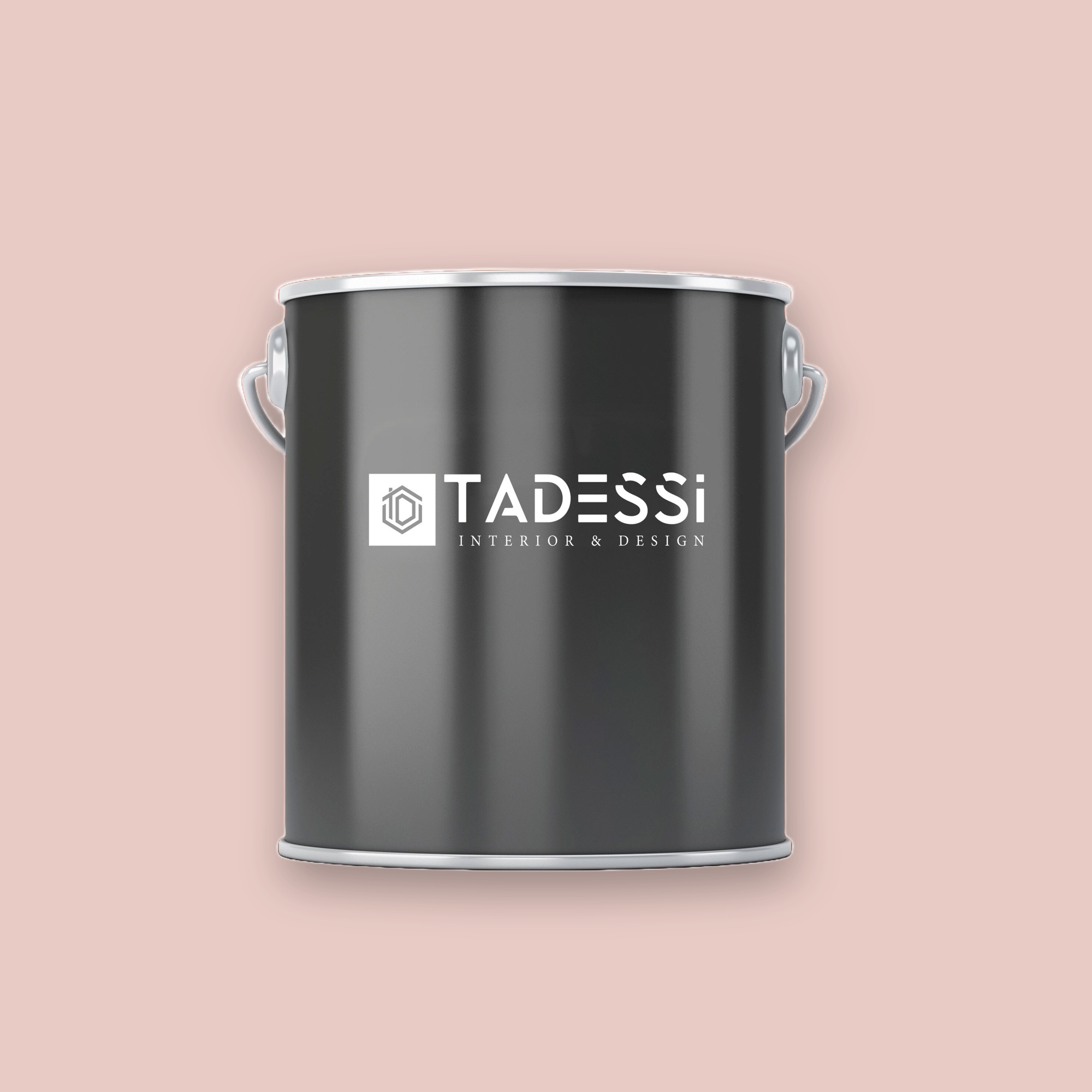 TADESSI Wall Select - Wandfarbe Rosa  - Lachston -  Hochwertige Innenfarbe  -  Intensive Farbkraft