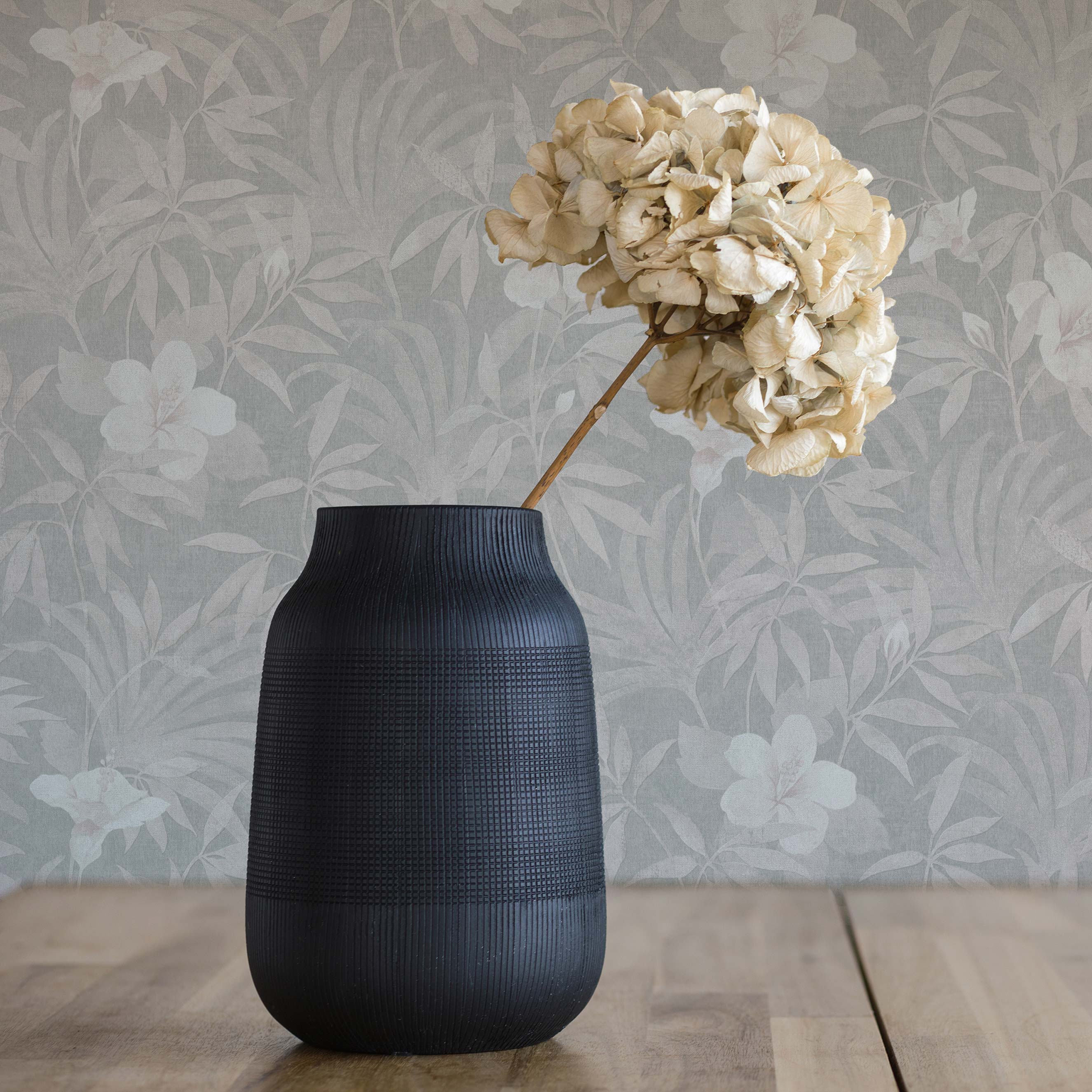 Tapete Blumen Valentin M1-No.693 Vliestapete Beige Grau Blumentapete Floral