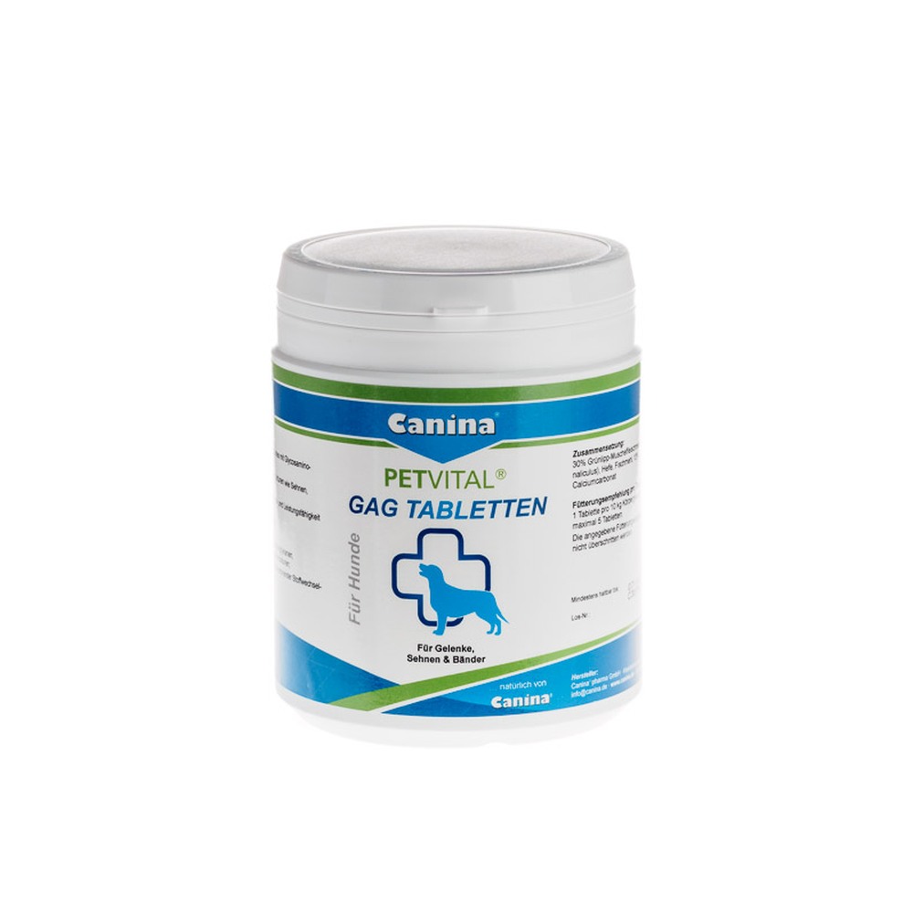 Canina | PETVITAL GAG Tabletten | Skelett Knochen | Gelenke Gebiss | stabilisiert Bindegewebe