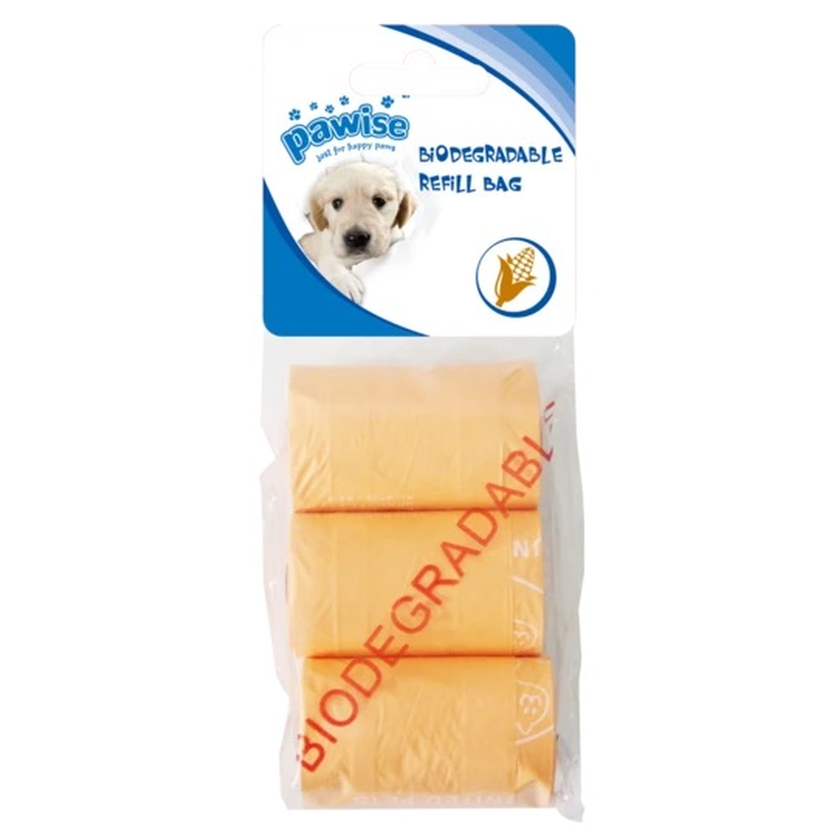 Hundezubehör | Kotbeutel | Nachfüllpack | abbaubar | Kotbeutel | Orange | Oval