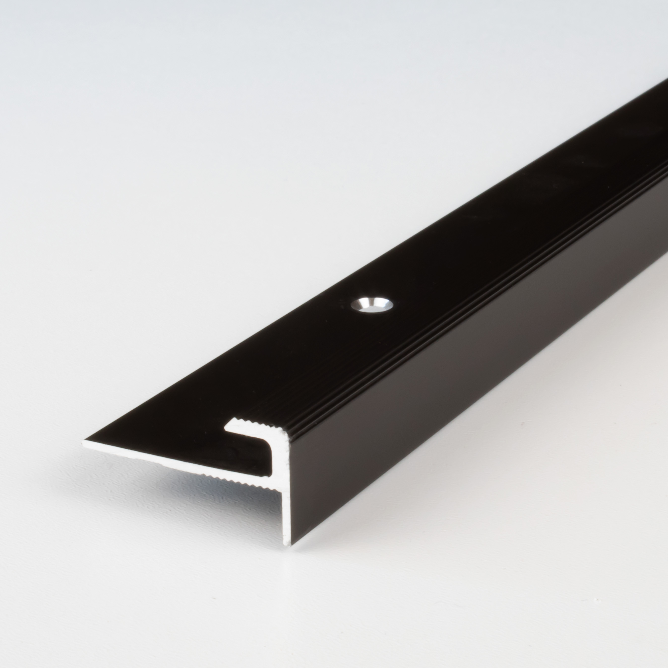 PROVISTON Abschlussprofil Höhe 12 mm Breite 28 mm Einfasshöhe 5 mm Einfassprofil Aluminium